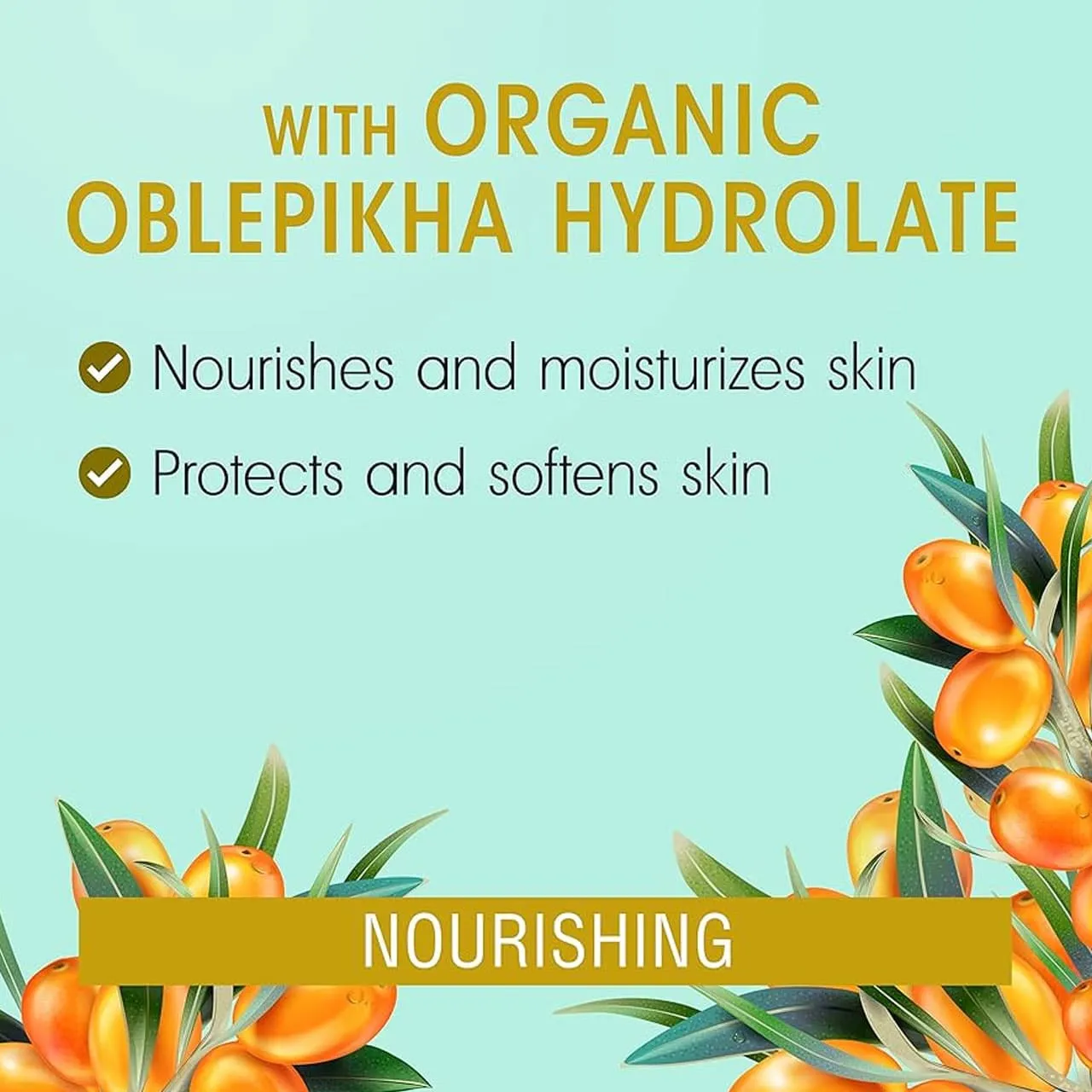 Oblepikha Siberica Hand Cream With Organic Oblepikha Hydrolate Nourishing 75ml