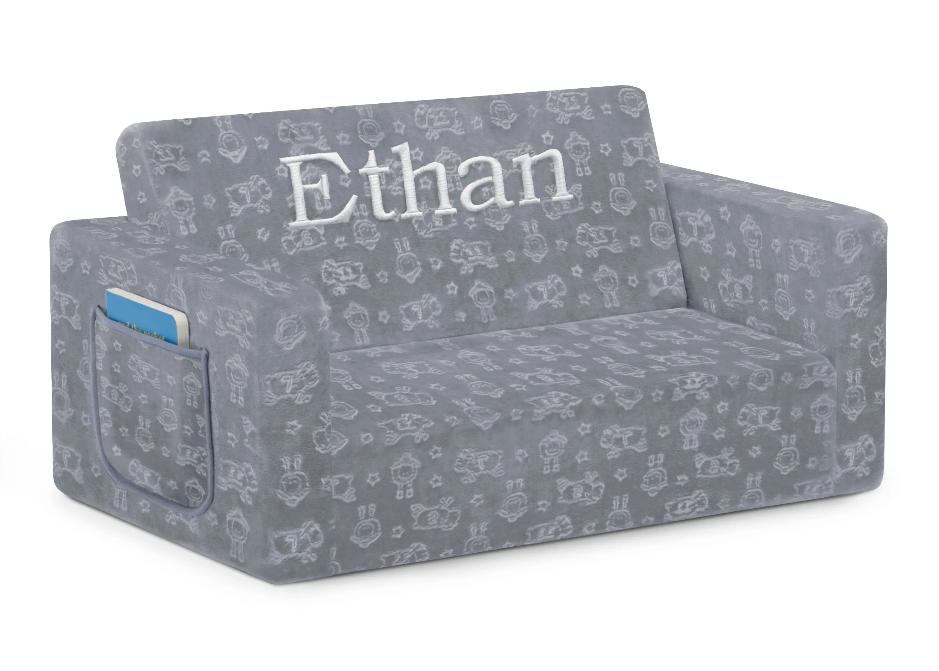 Personalized Perfect Sleeper Extra Wide Convertible Sofa To Lounger