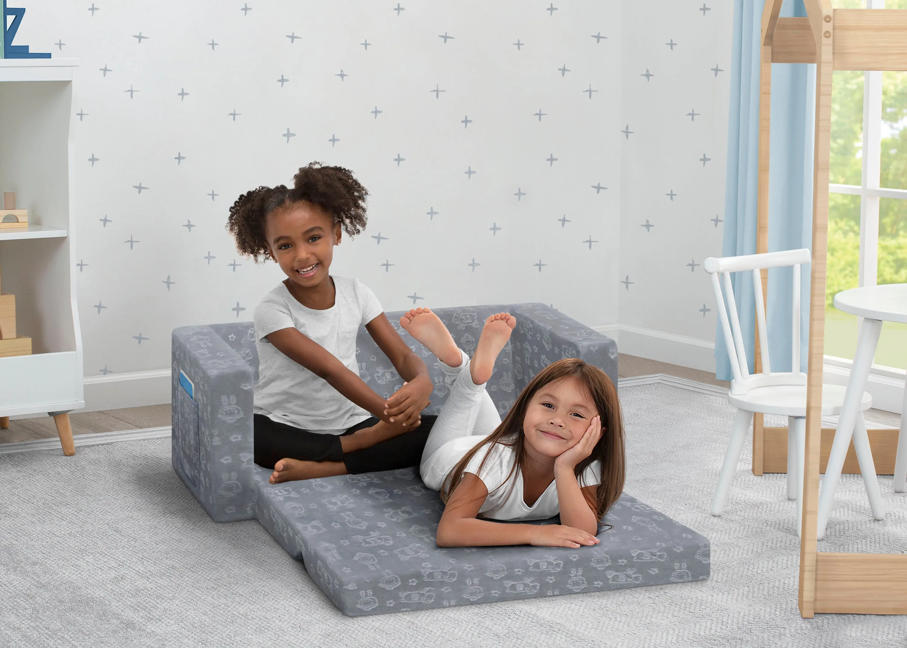 Personalized Perfect Sleeper Extra Wide Convertible Sofa To Lounger