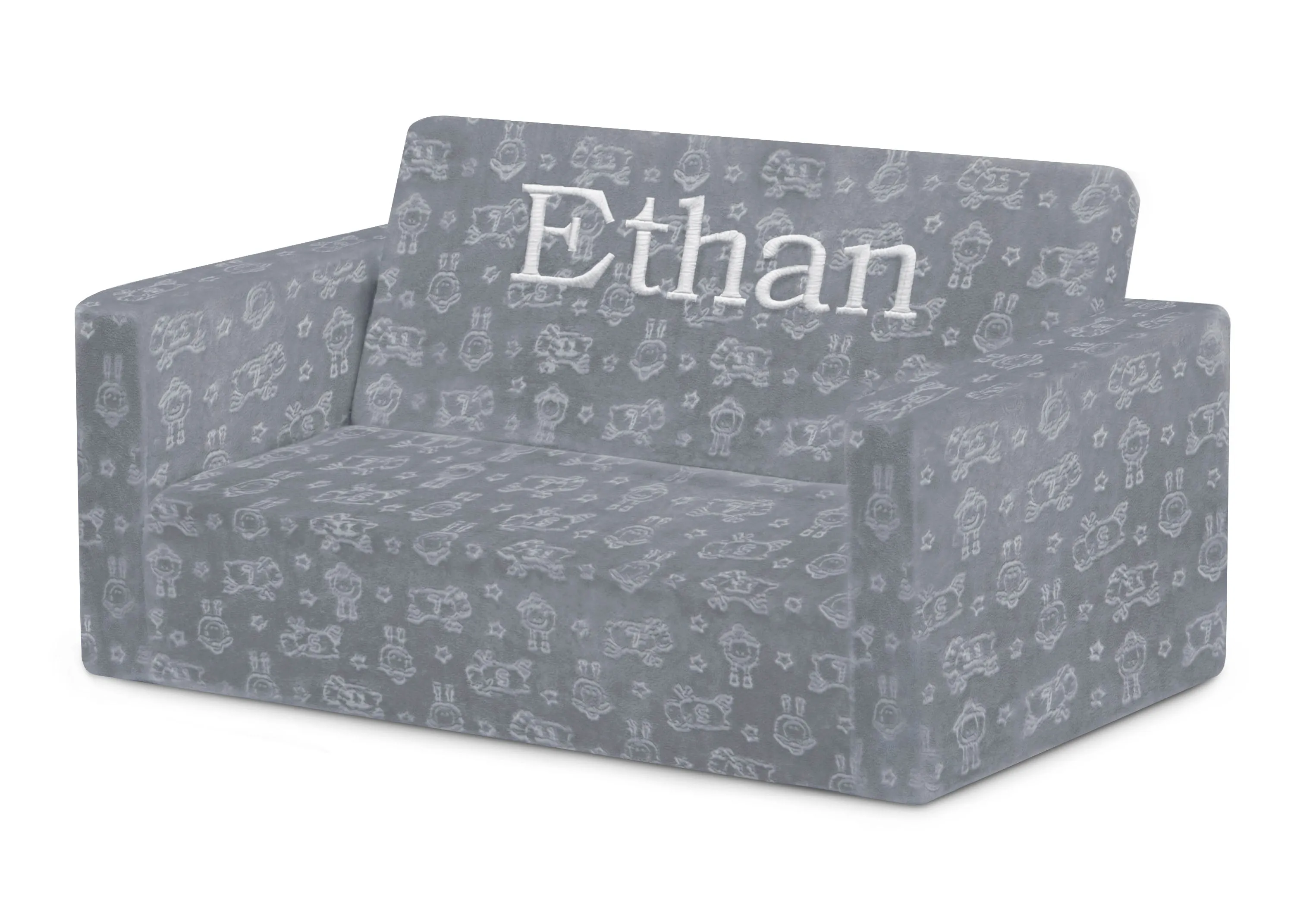 Personalized Perfect Sleeper Extra Wide Convertible Sofa To Lounger