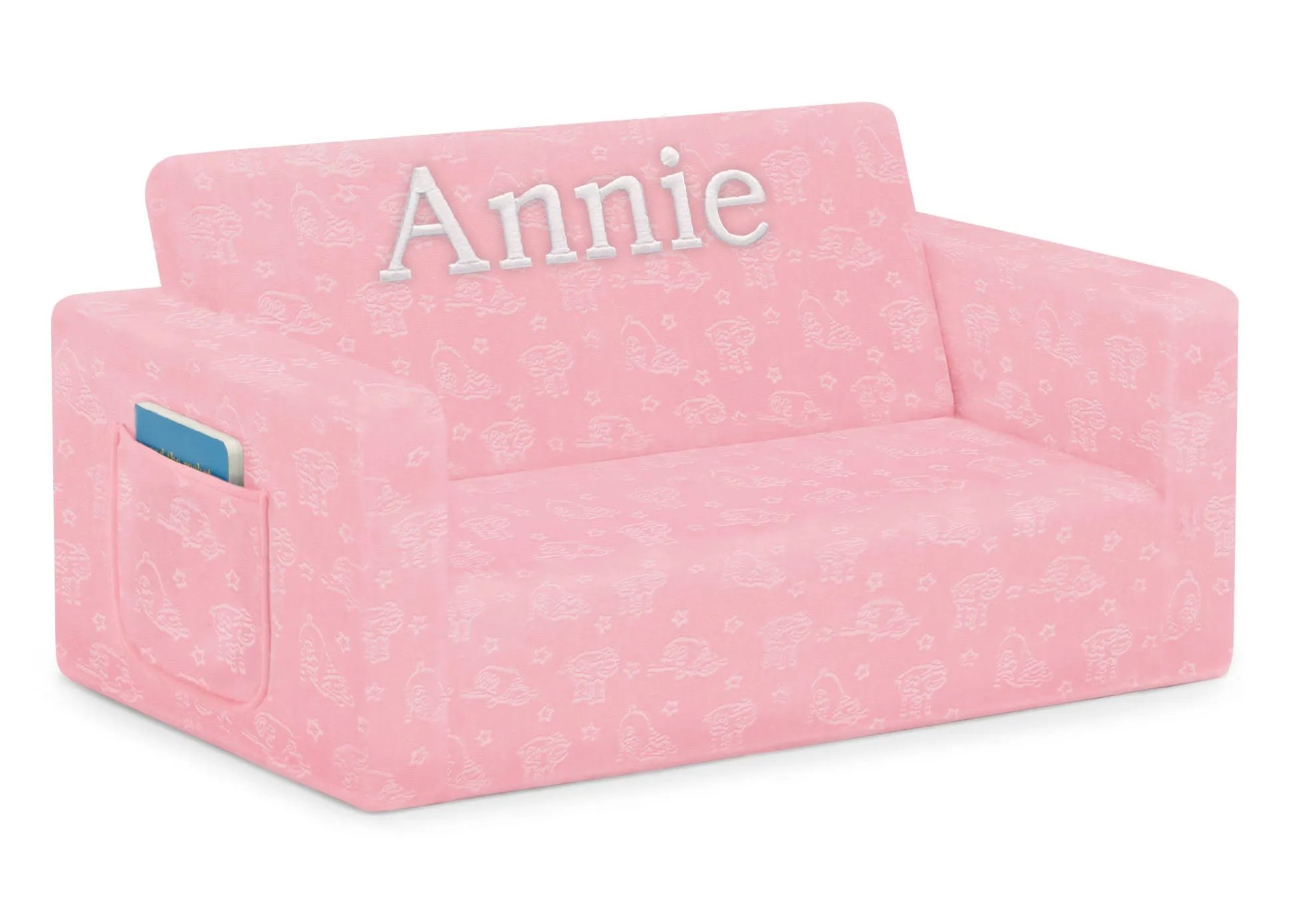 Personalized Perfect Sleeper Extra Wide Convertible Sofa To Lounger
