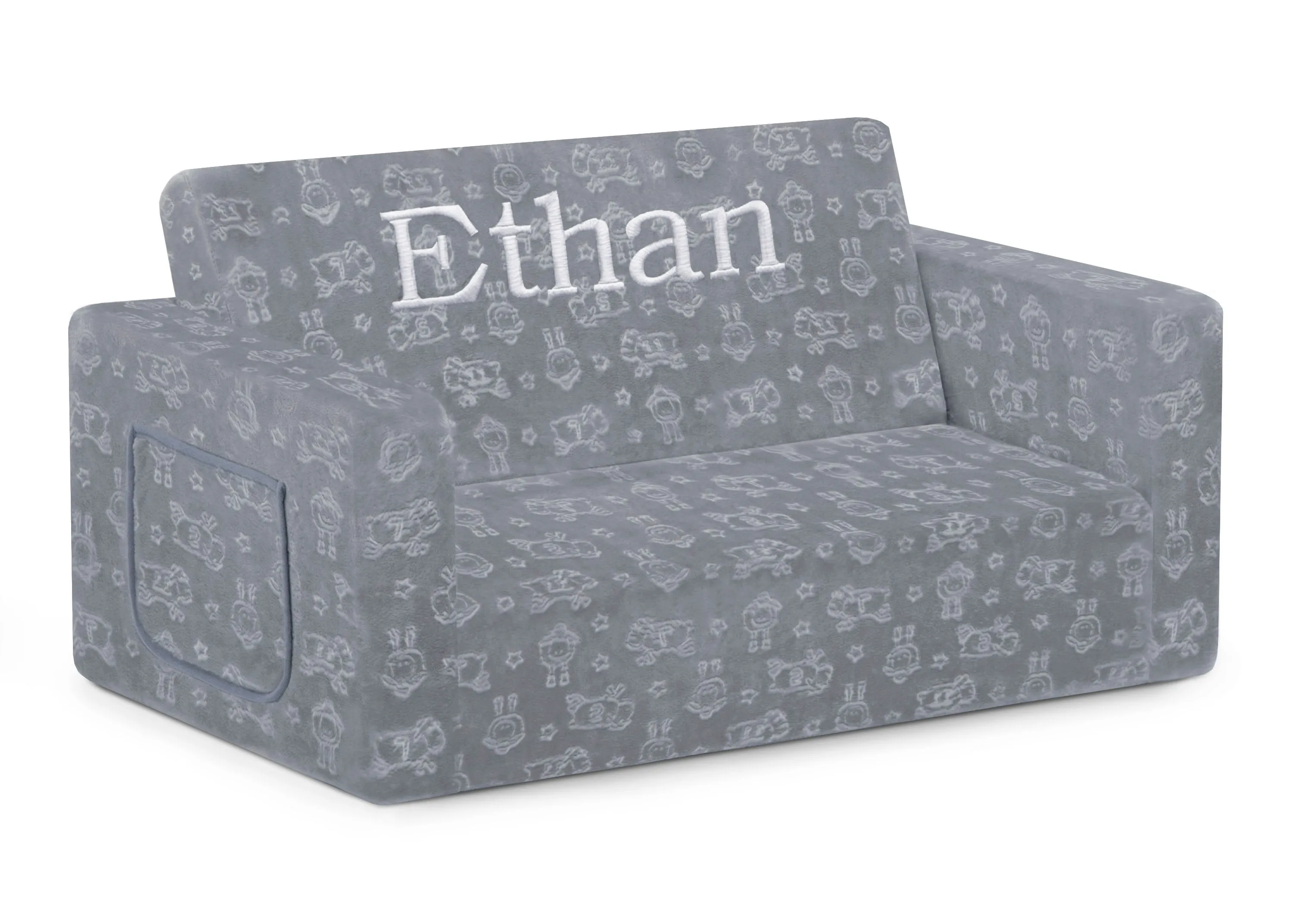 Personalized Perfect Sleeper Extra Wide Convertible Sofa To Lounger
