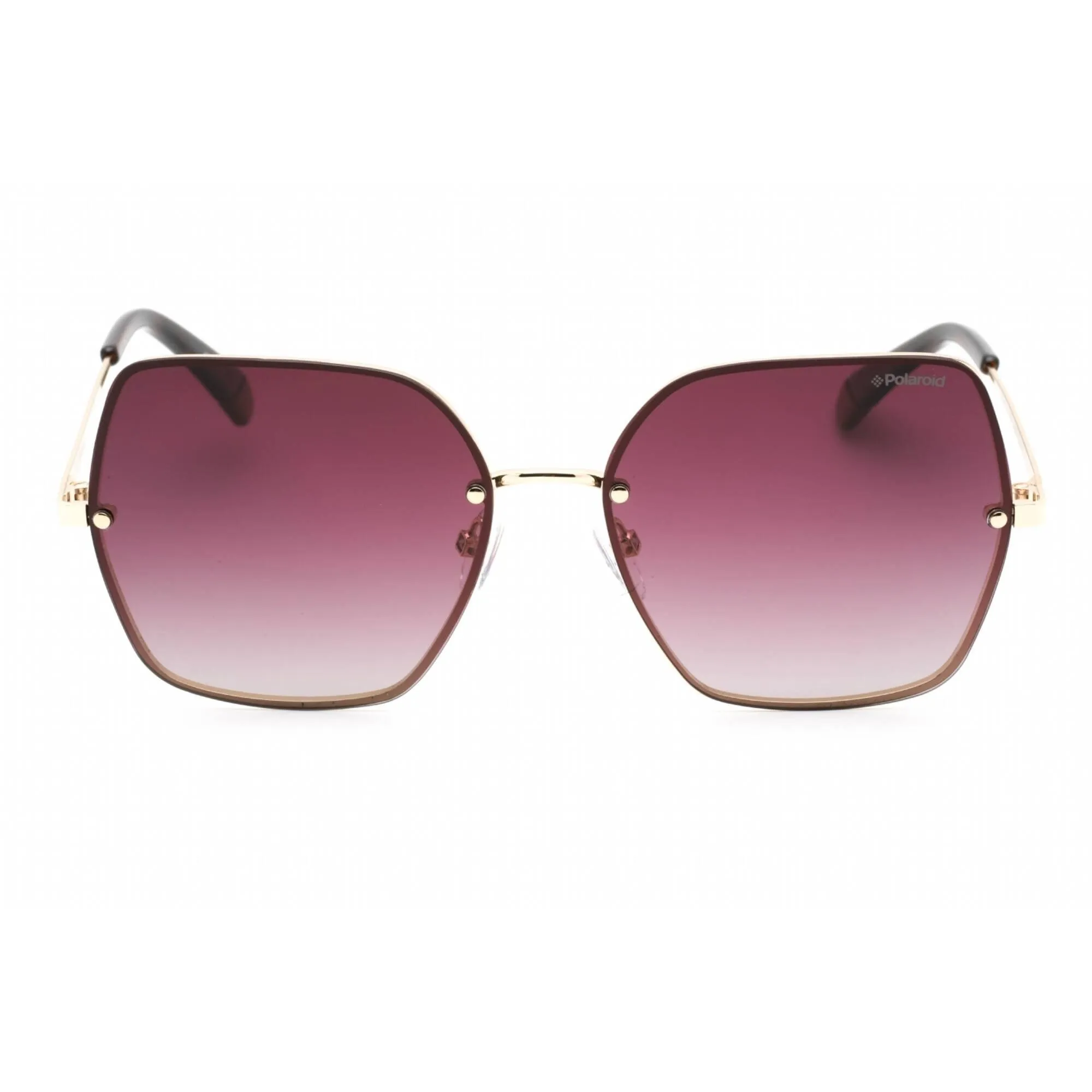 Polaroid Core Women's Sunglasses - Gold Rectangular Metal Frame | PLD 4091/S 0S9E JR