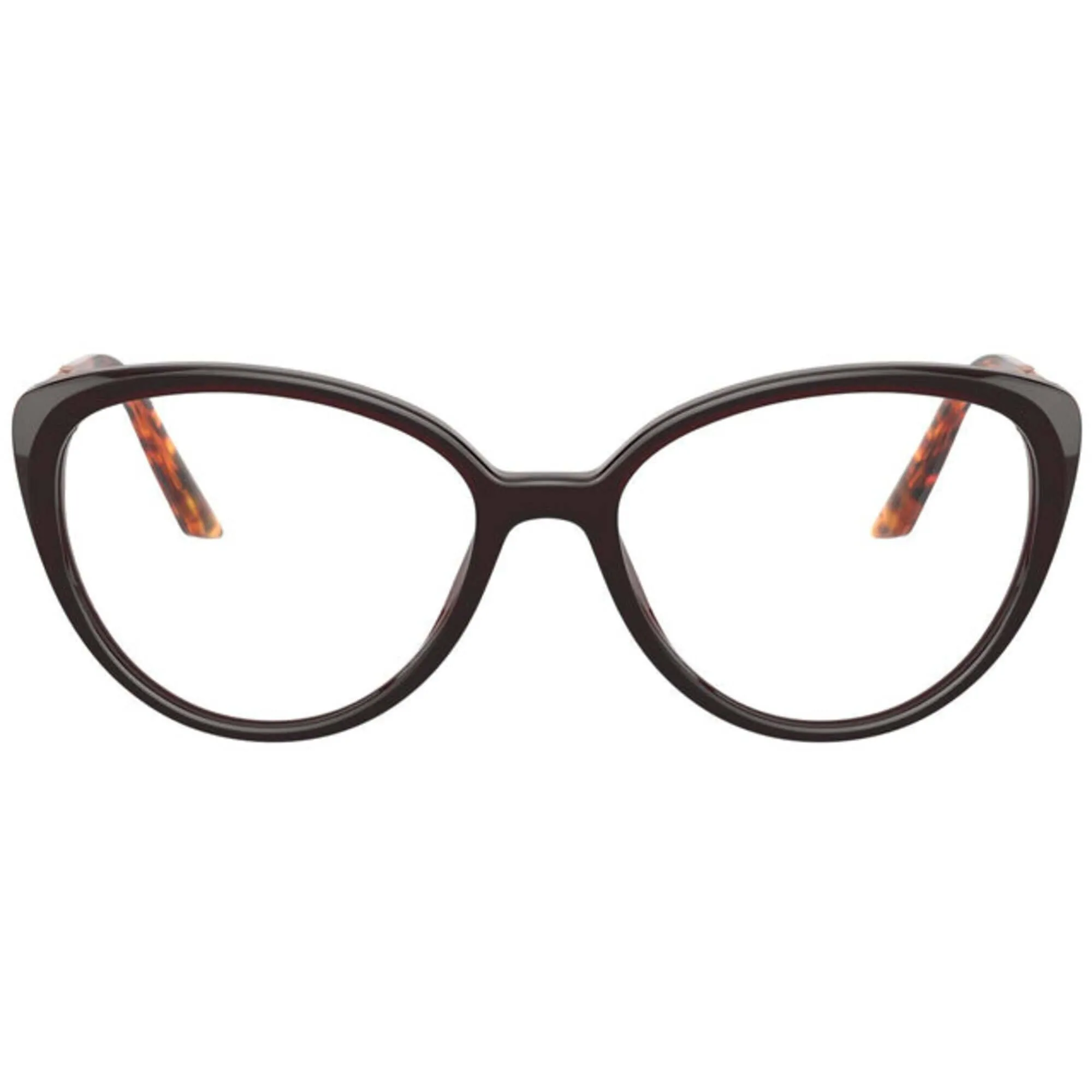 Prada Women's Eyeglasses - Full Rim Bordeaux Plastic Frame | PRADA 0PR 06WV UAN1O151