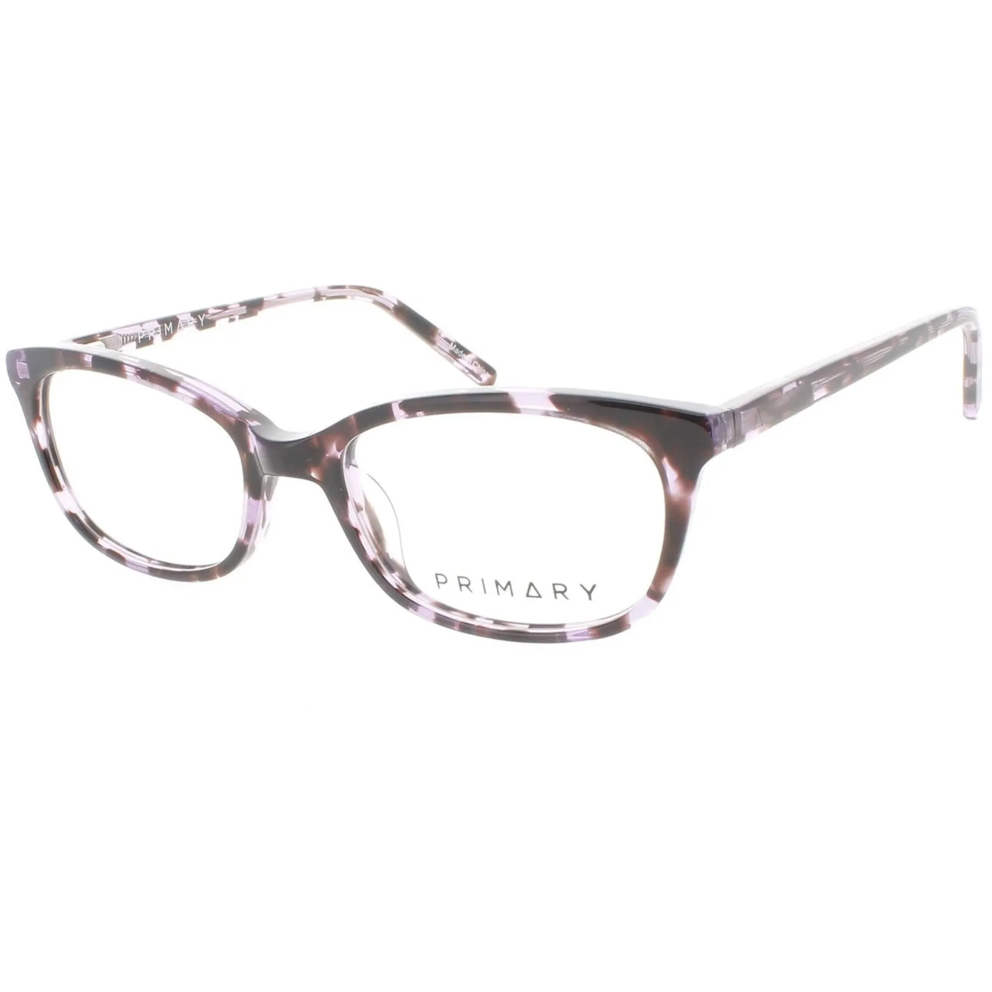 Primary Women's Eyeglasses - Demo Lens Cat Eye Full Rim Frame | 1063 LILAC TORTOISE
