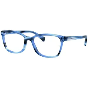 Ray Ban Women's Eyeglasses - Stripe Light Blue Cat Eye Frame | RAY BAN 0RX5362 8067