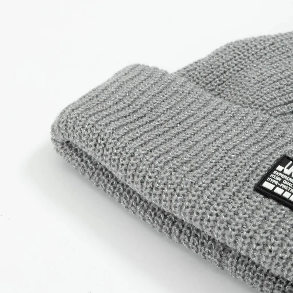 Reflective Fisherman Beanie // Gray