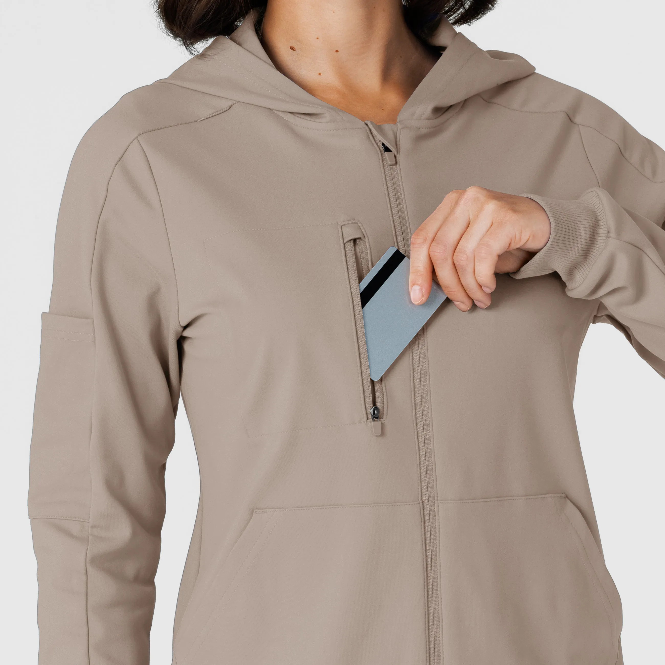 RENEW Knit Women’s Zip Hoodie - Haze