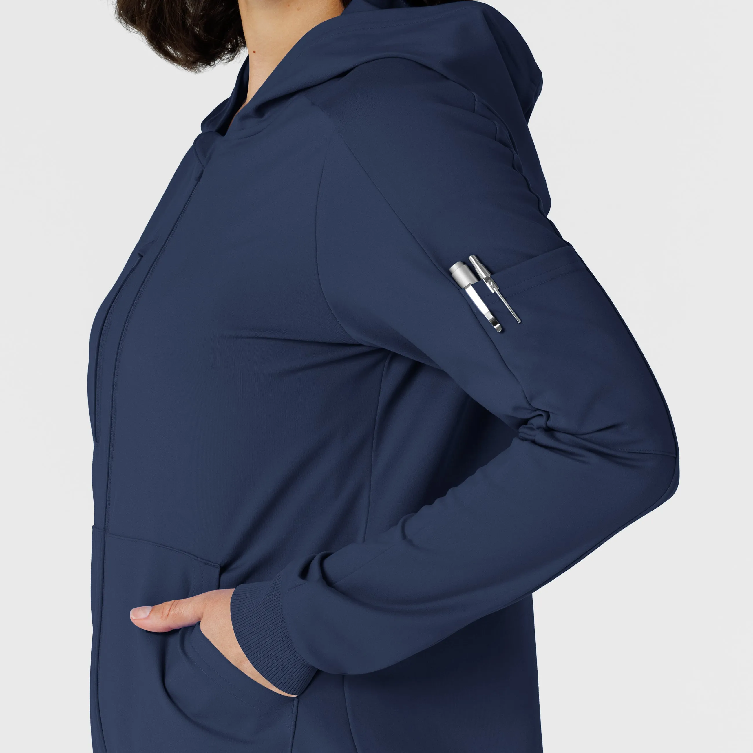 RENEW Knit Women’s Zip Hoodie - Navy