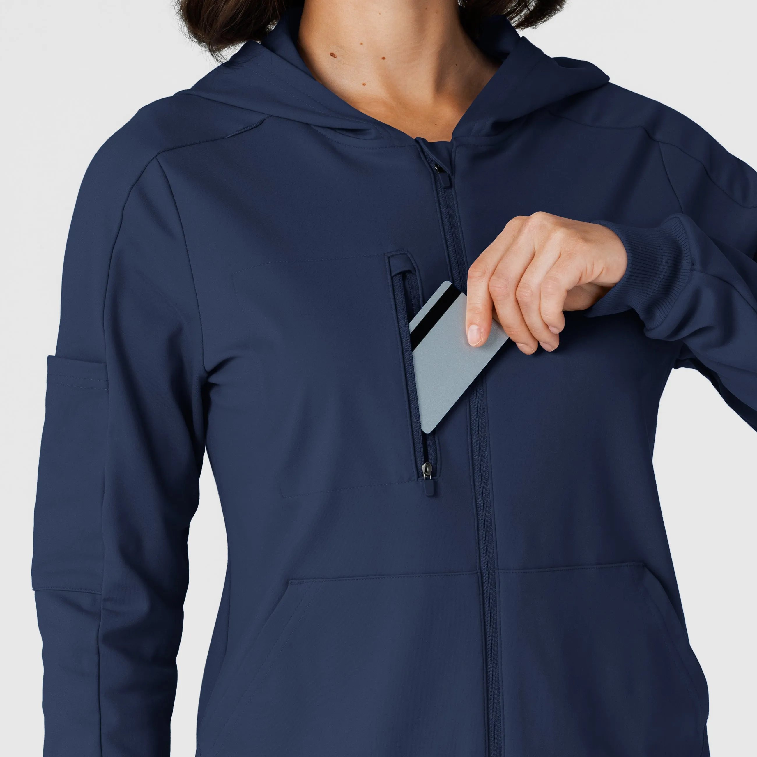 RENEW Knit Women’s Zip Hoodie - Navy