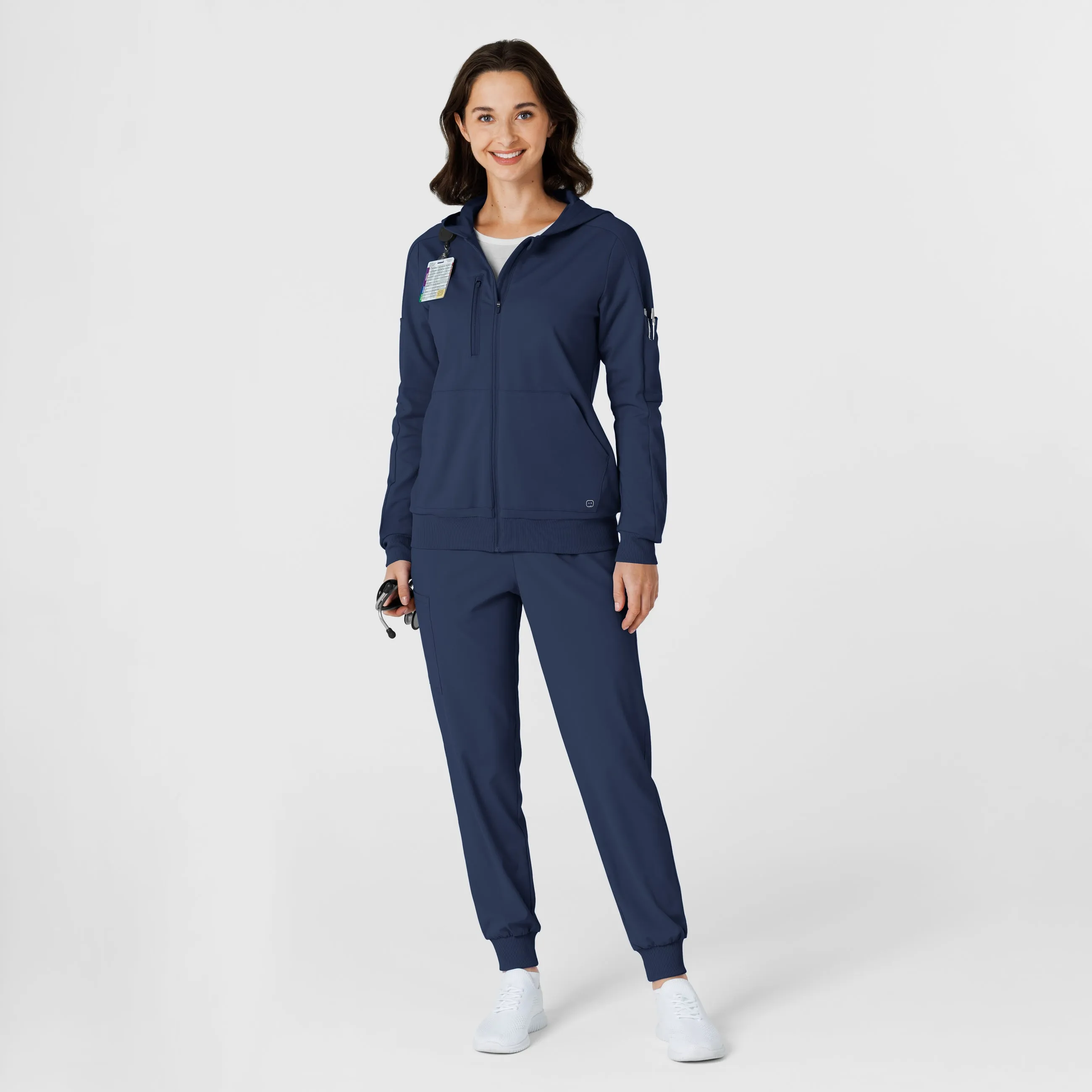 RENEW Knit Women’s Zip Hoodie - Navy