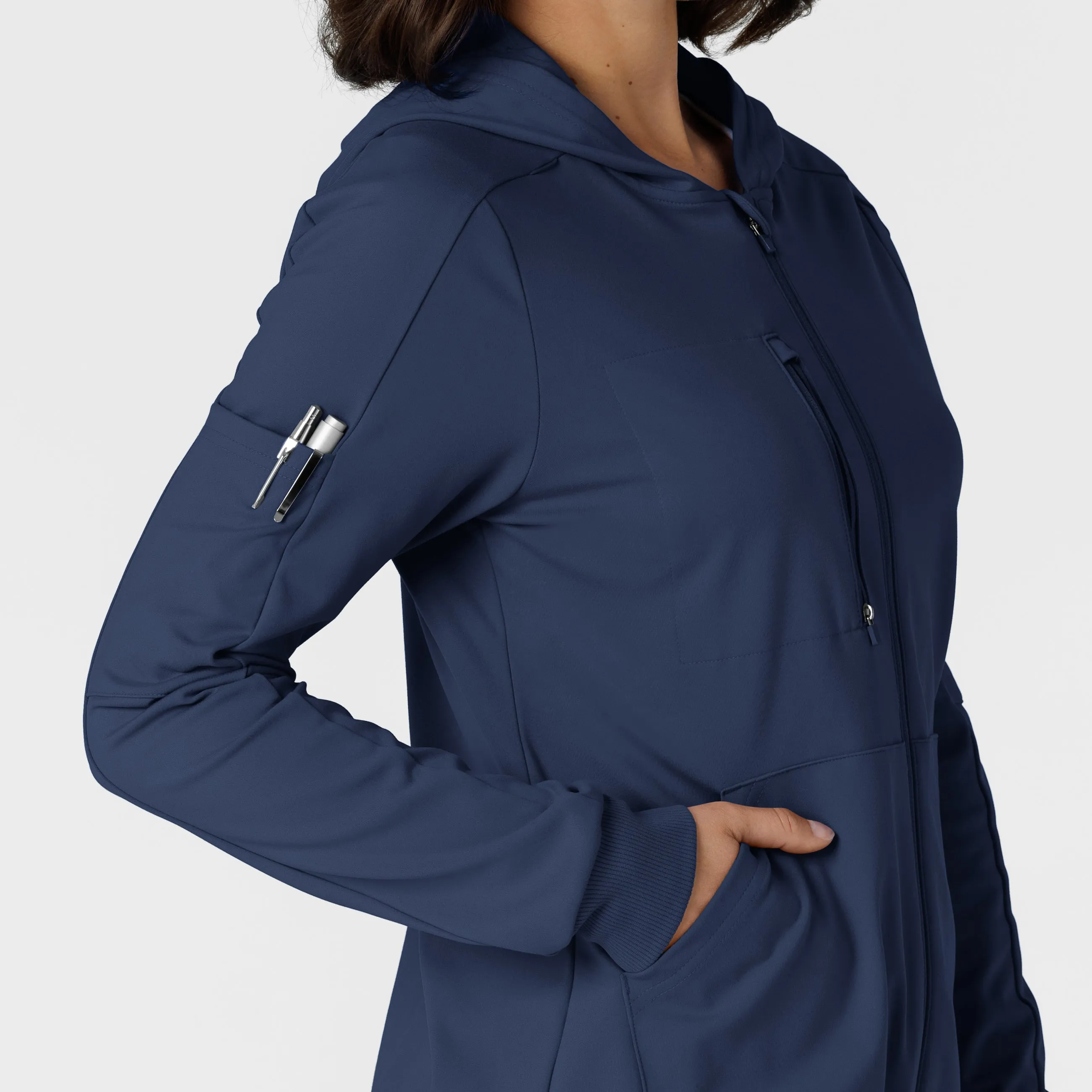 RENEW Knit Women’s Zip Hoodie - Navy