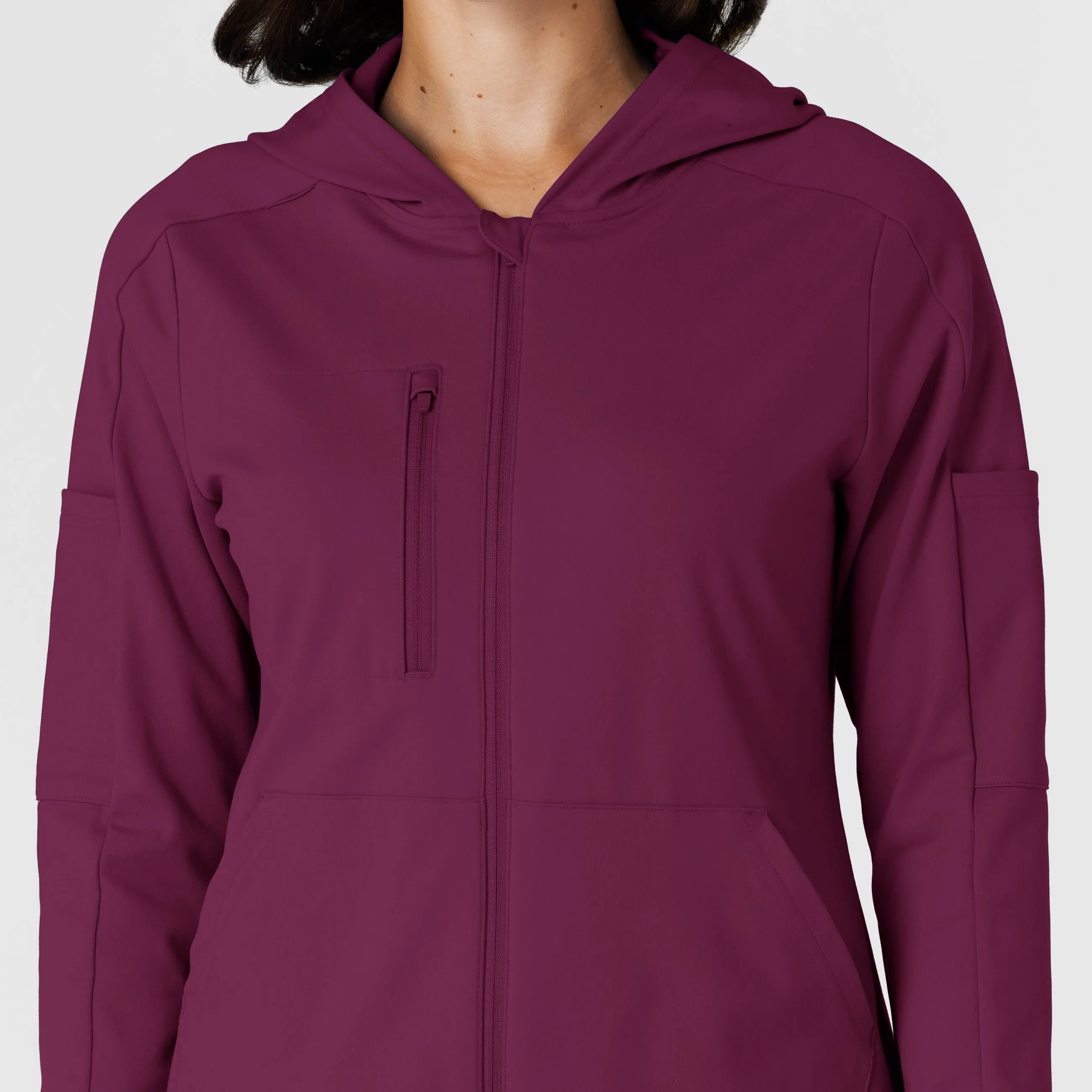 RENEW Knit Women’s Zip Hoodie - Wine