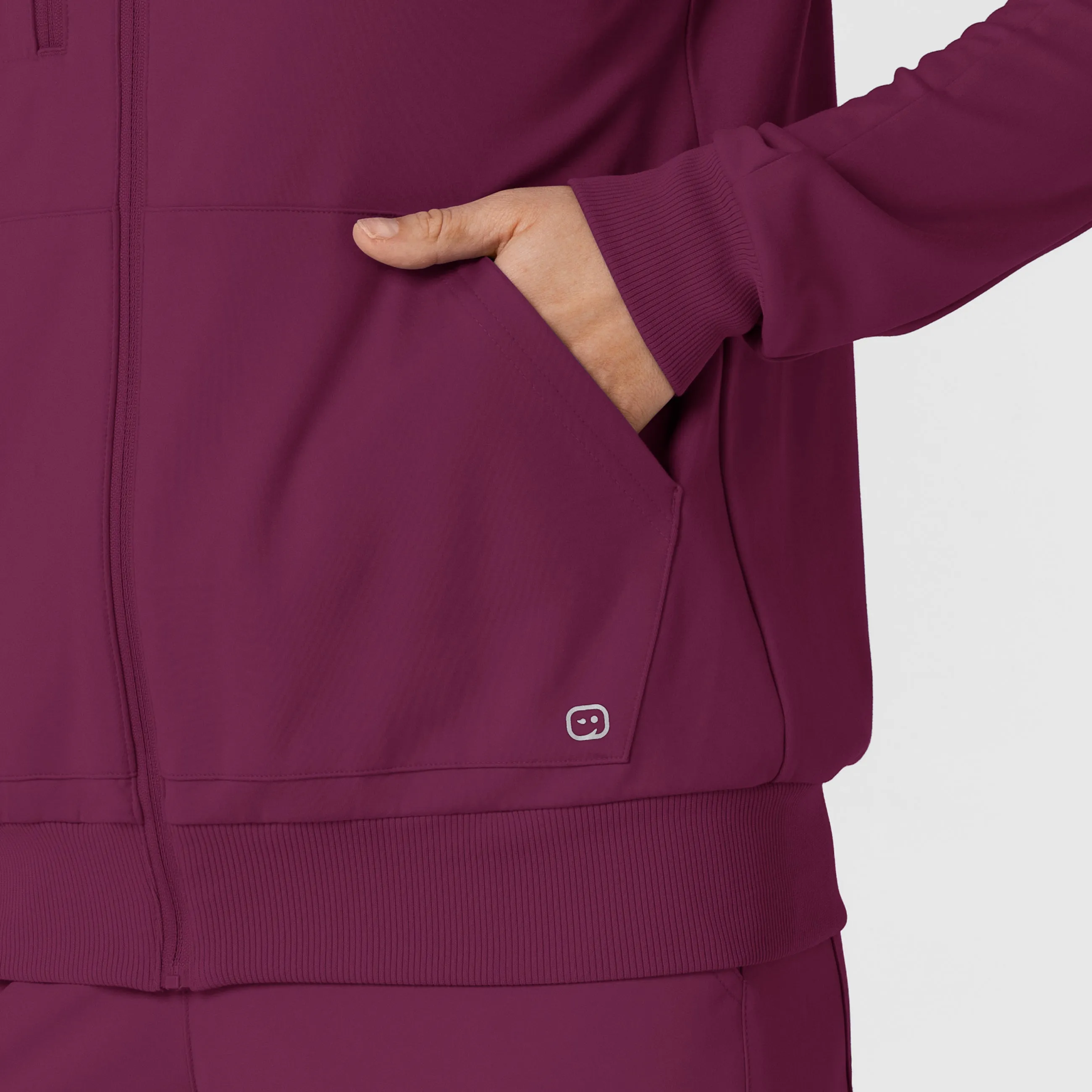 RENEW Knit Women’s Zip Hoodie - Wine