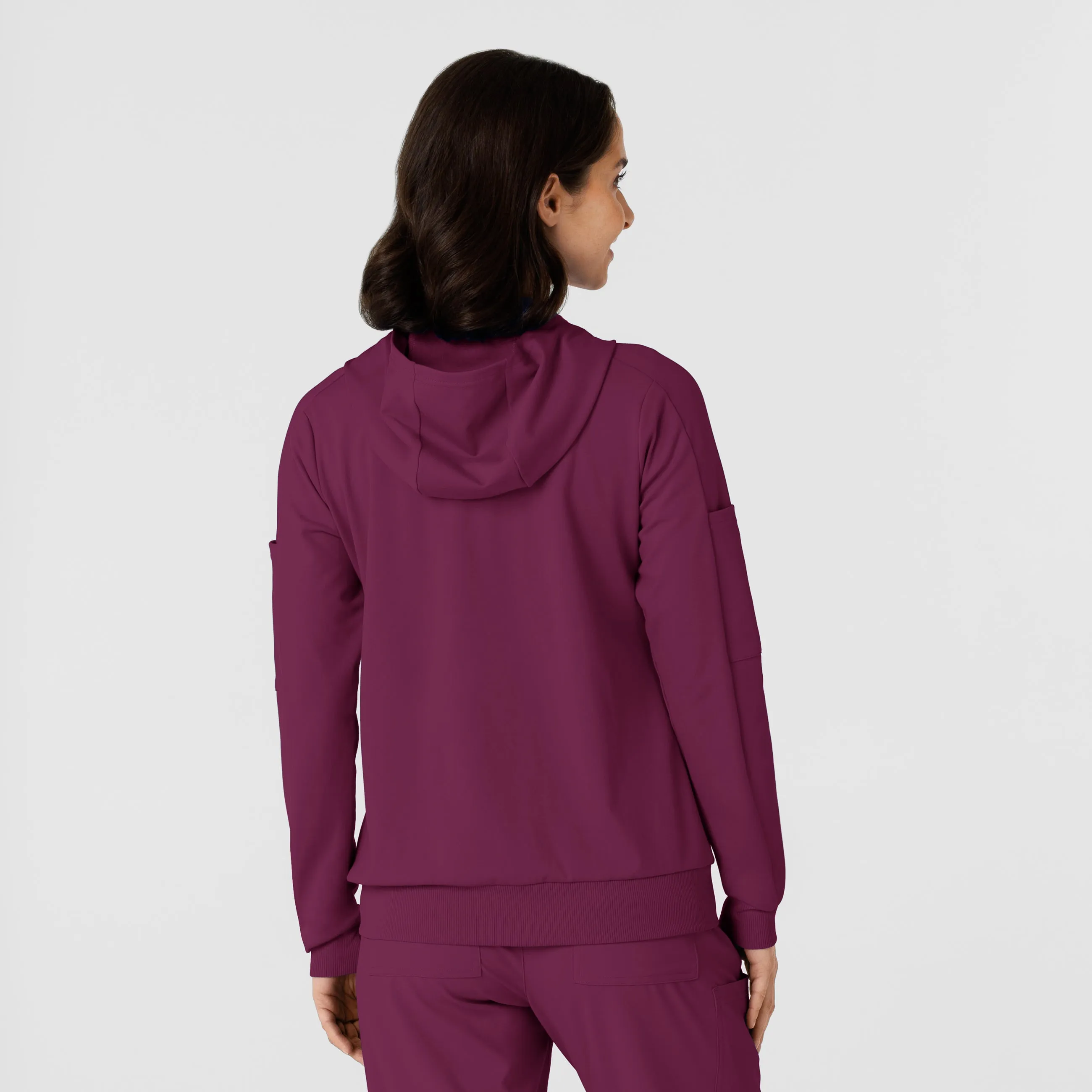 RENEW Knit Women’s Zip Hoodie - Wine