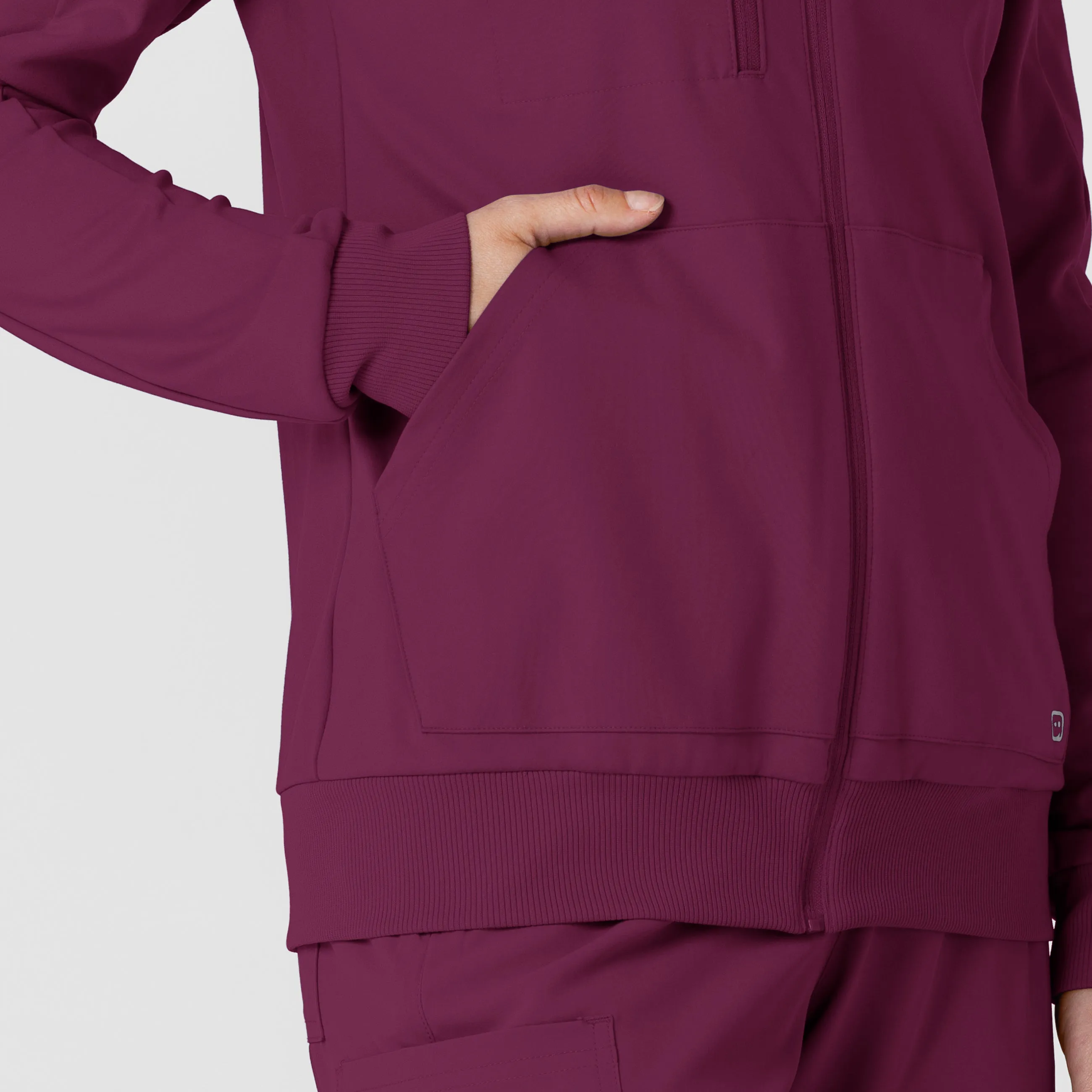 RENEW Knit Women’s Zip Hoodie - Wine