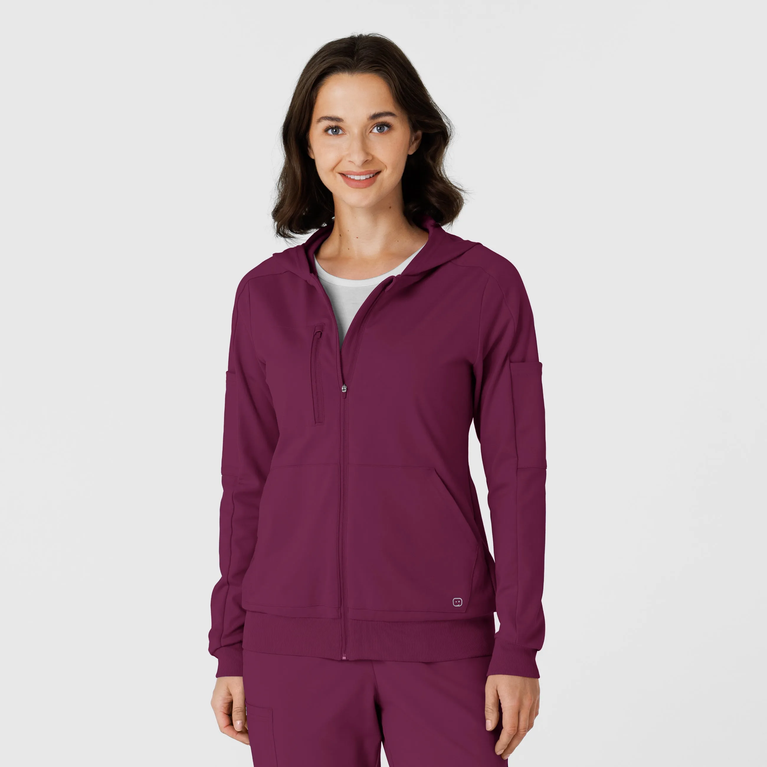 RENEW Knit Women’s Zip Hoodie - Wine
