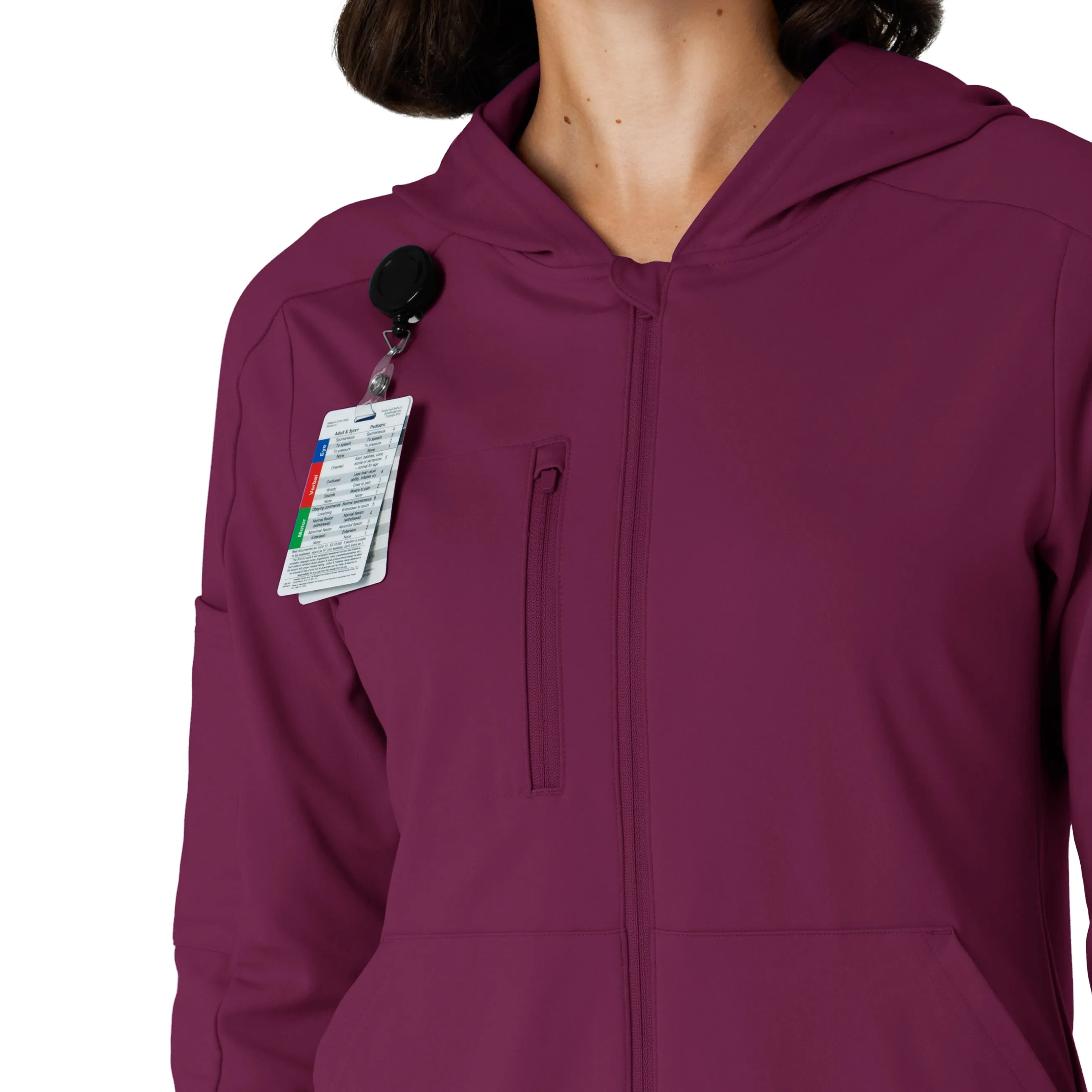 RENEW Knit Women’s Zip Hoodie - Wine