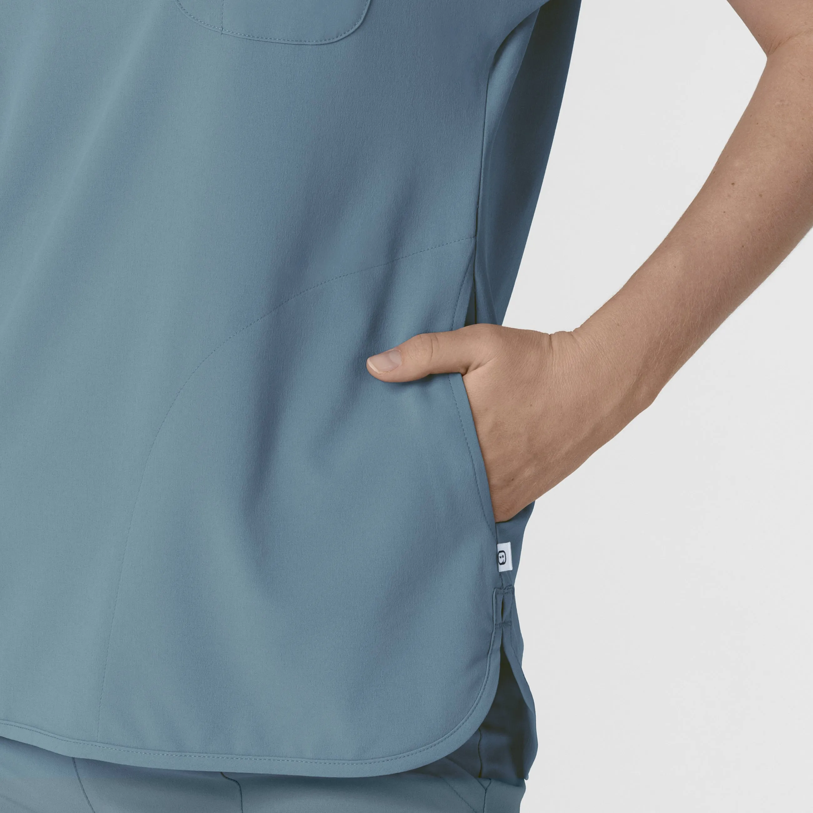 RENEW Women's Dolman Scrub Top - Elemental Blue