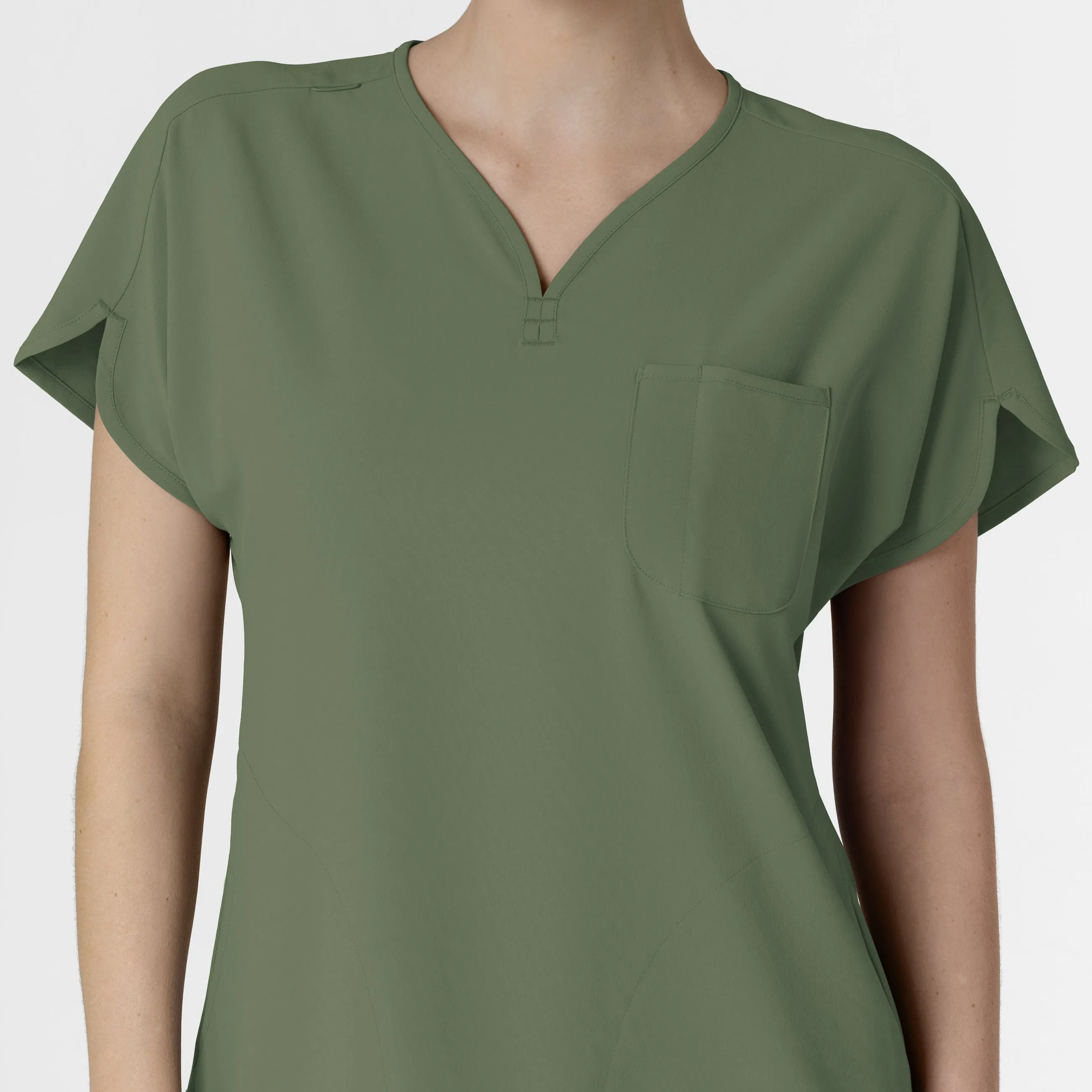 RENEW Women's Dolman Scrub Top - Olive