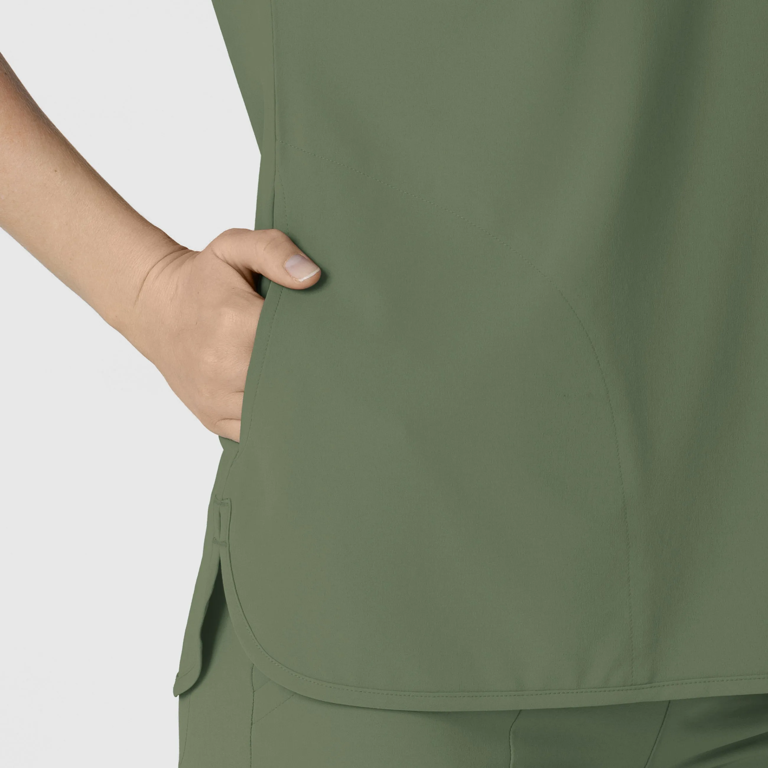 RENEW Women's Dolman Scrub Top - Olive