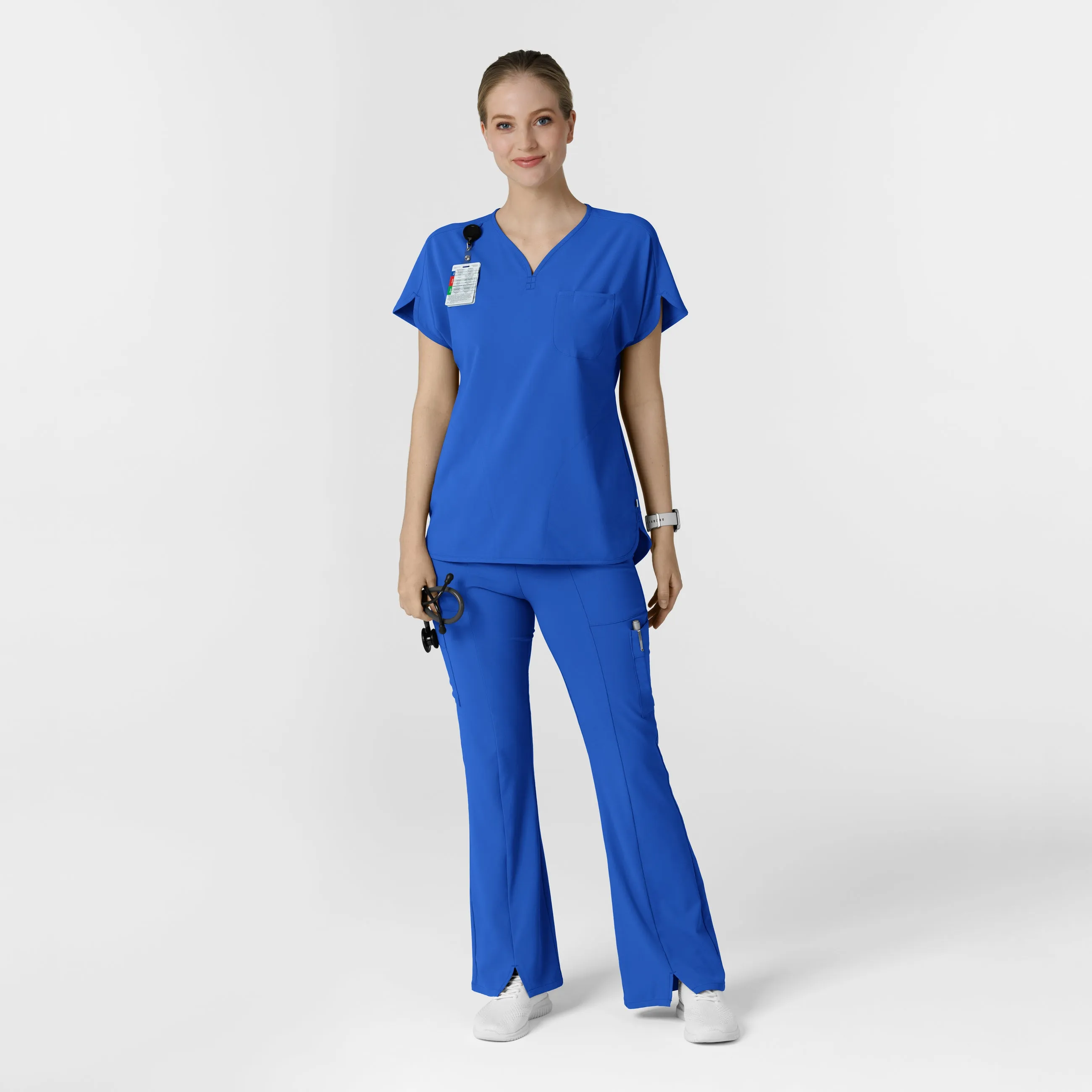RENEW Women's Dolman Scrub Top - Royal