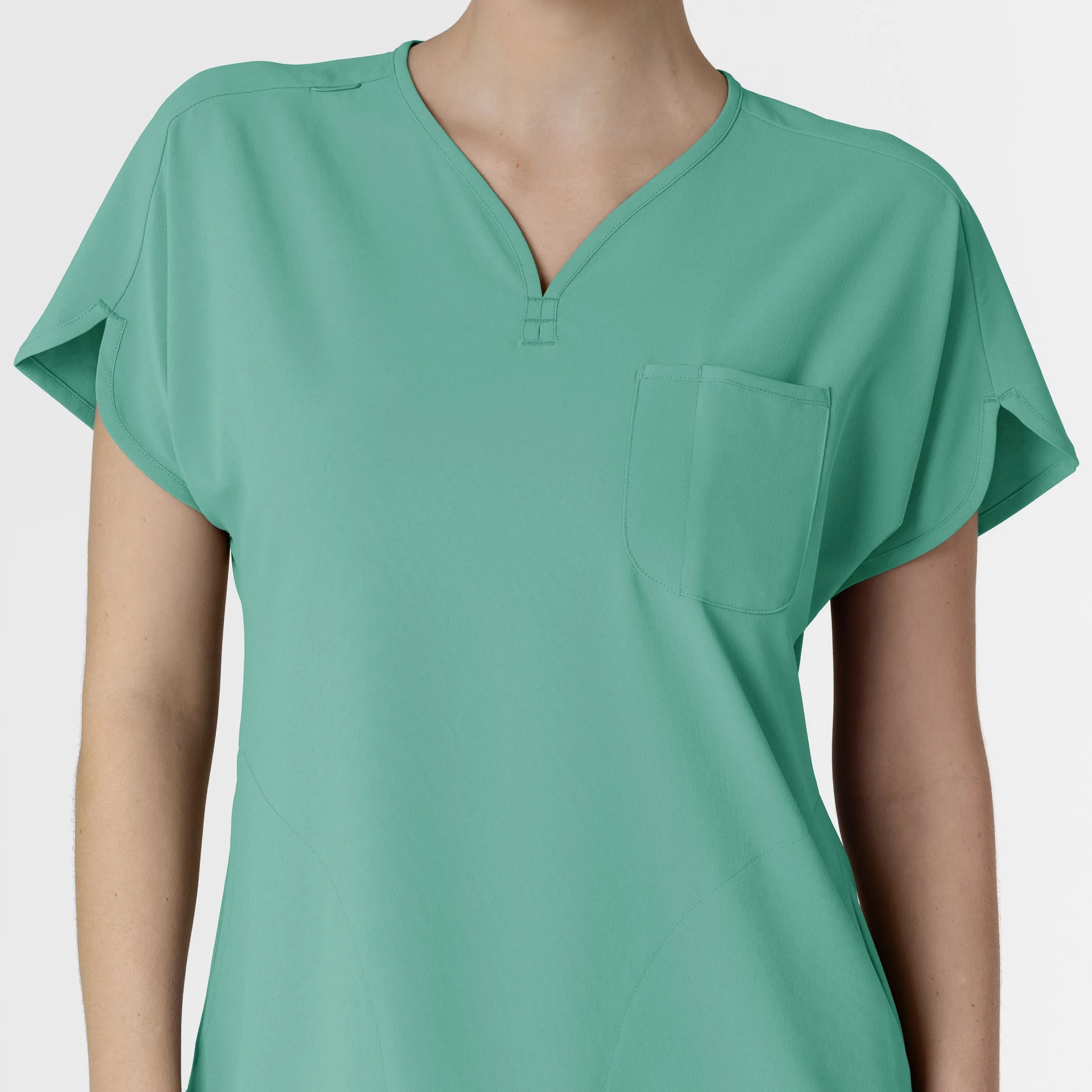 RENEW Women's Dolman Scrub Top - Turquoise