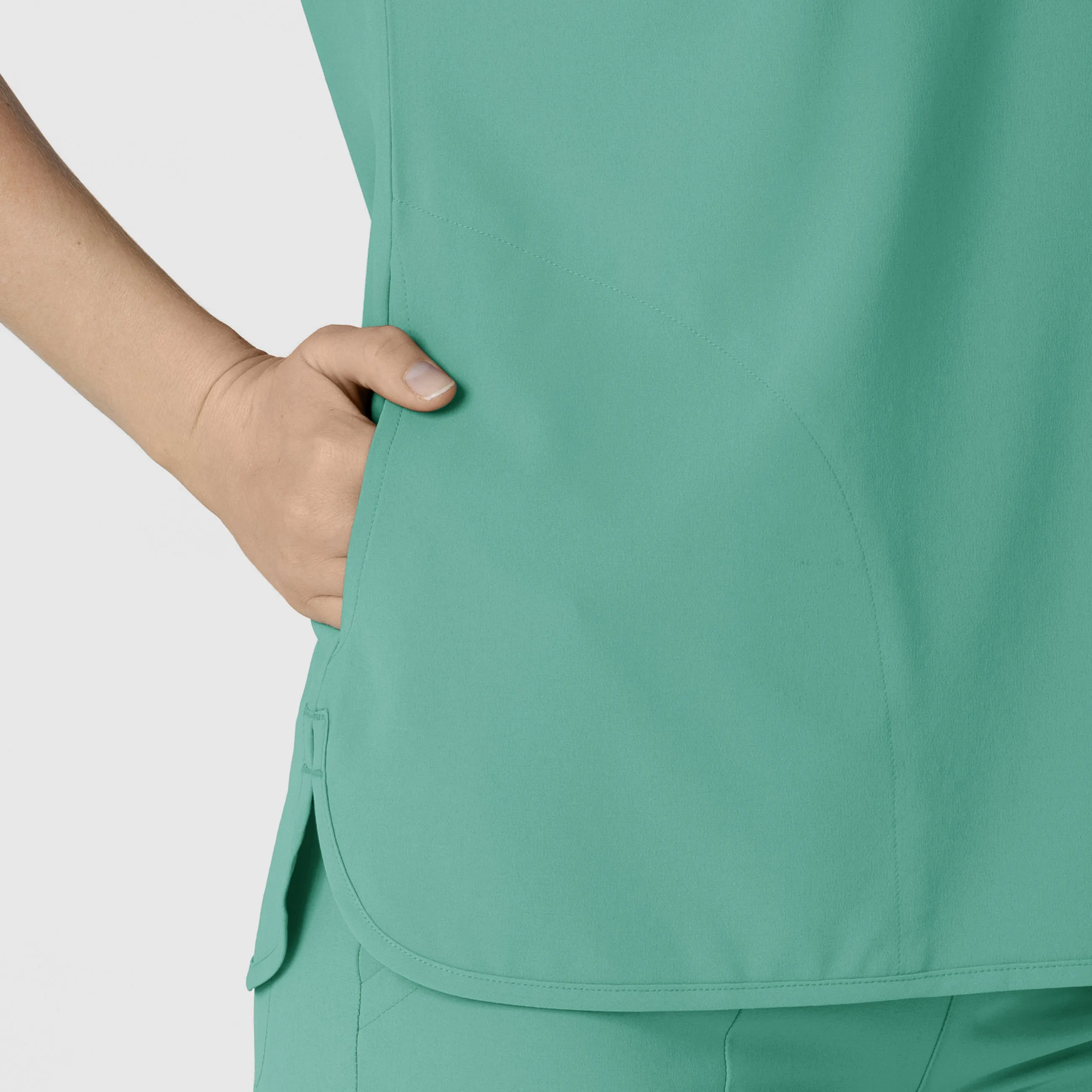 RENEW Women's Dolman Scrub Top - Turquoise