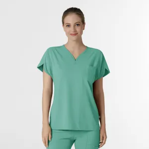 RENEW Women's Dolman Scrub Top - Turquoise