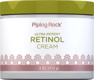 Retinol Cream (Ultra Potent Vitamin A Cream), 400,000 IU per Jar IU, 4 oz (113 g) Jar