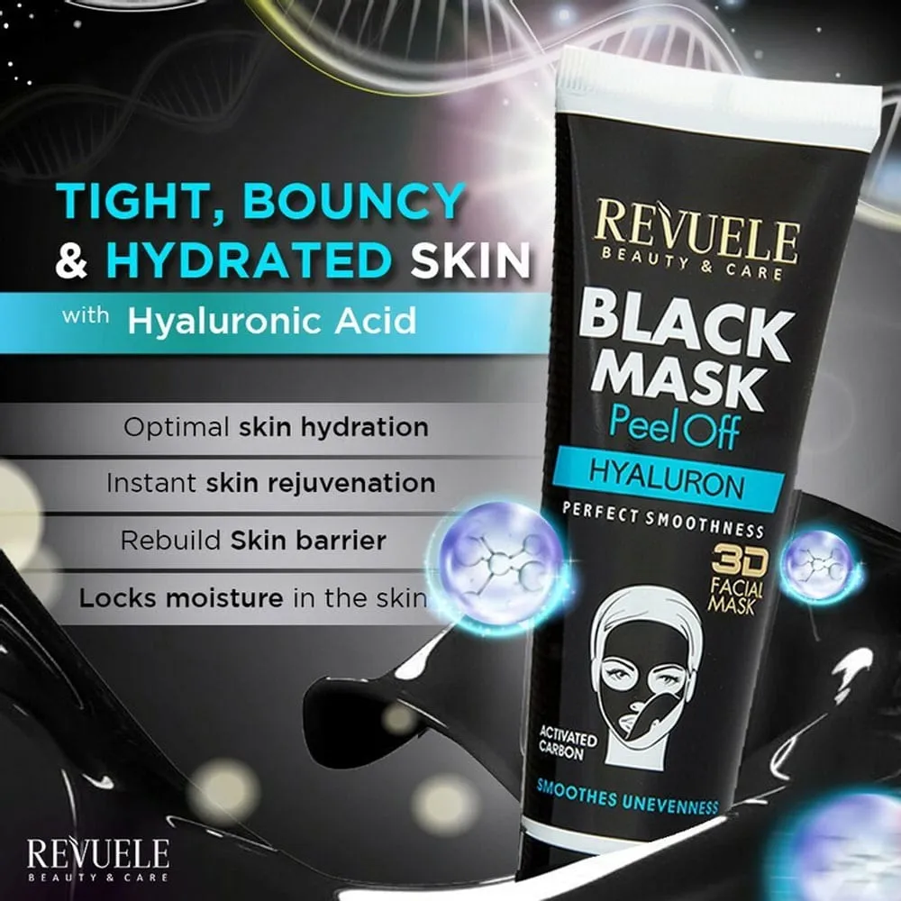 Revuele Black Mask Peel Off Hyaluron 80ml