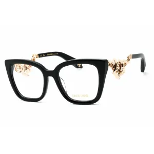 Roberto Cavalli Women's Eyeglasses - Black Plastic Full Rim Cat Eye | VRC051M 0700