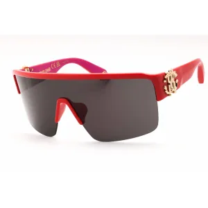 Roberto Cavalli Women's Sunglasses - Red Fuchsia Acetate Shield Frame | SRC037M 09RV