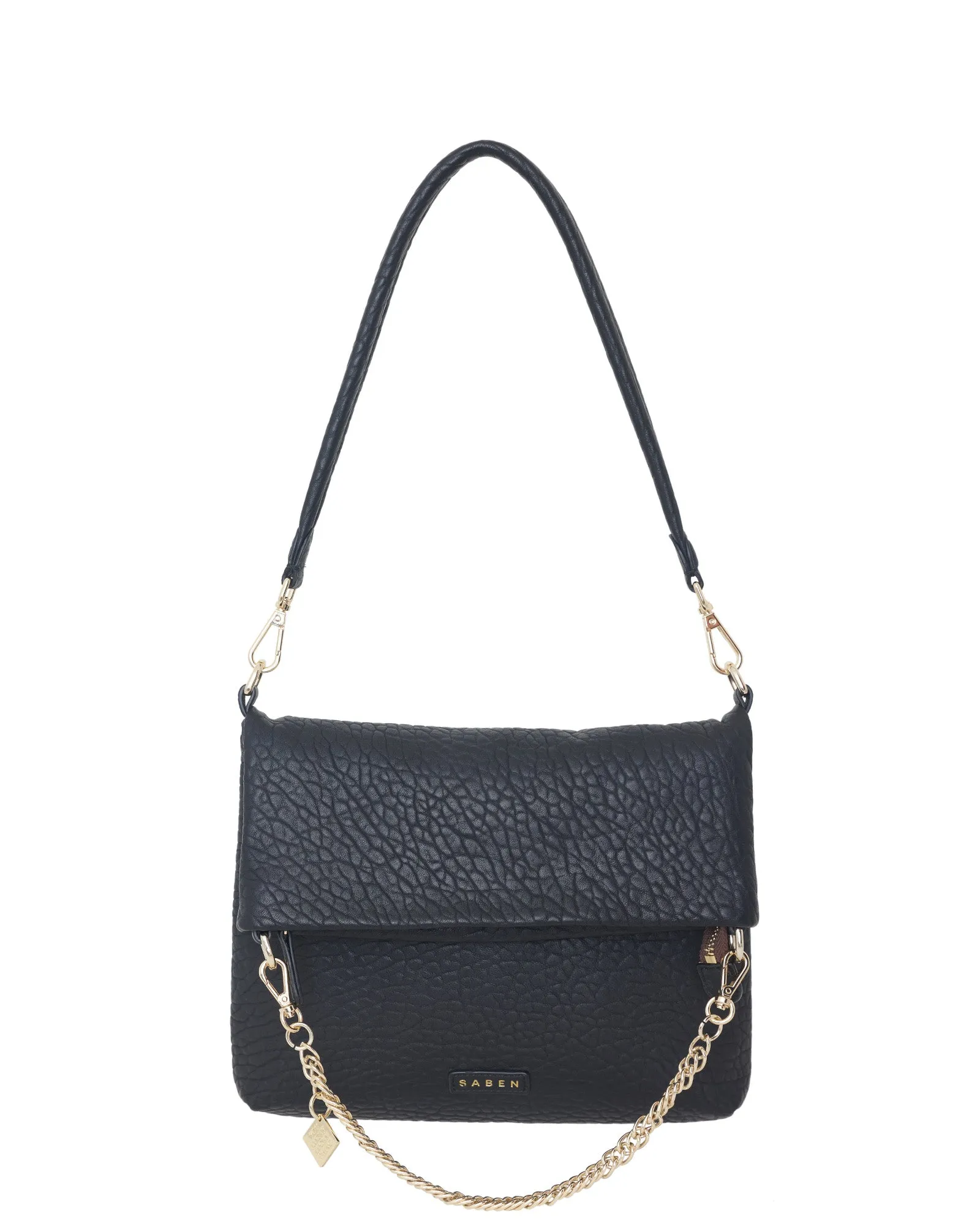 Saben Daria Shoulder Bag Black Bubble