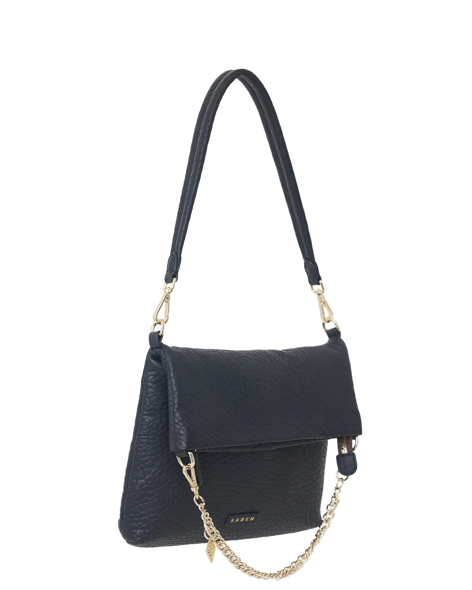 Saben Daria Shoulder Bag Black Bubble