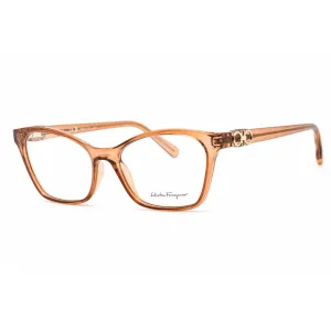 Salvatore Ferragamo Women's Eyeglasses - Full Rim Crystal Brown Frame | SF2902 210