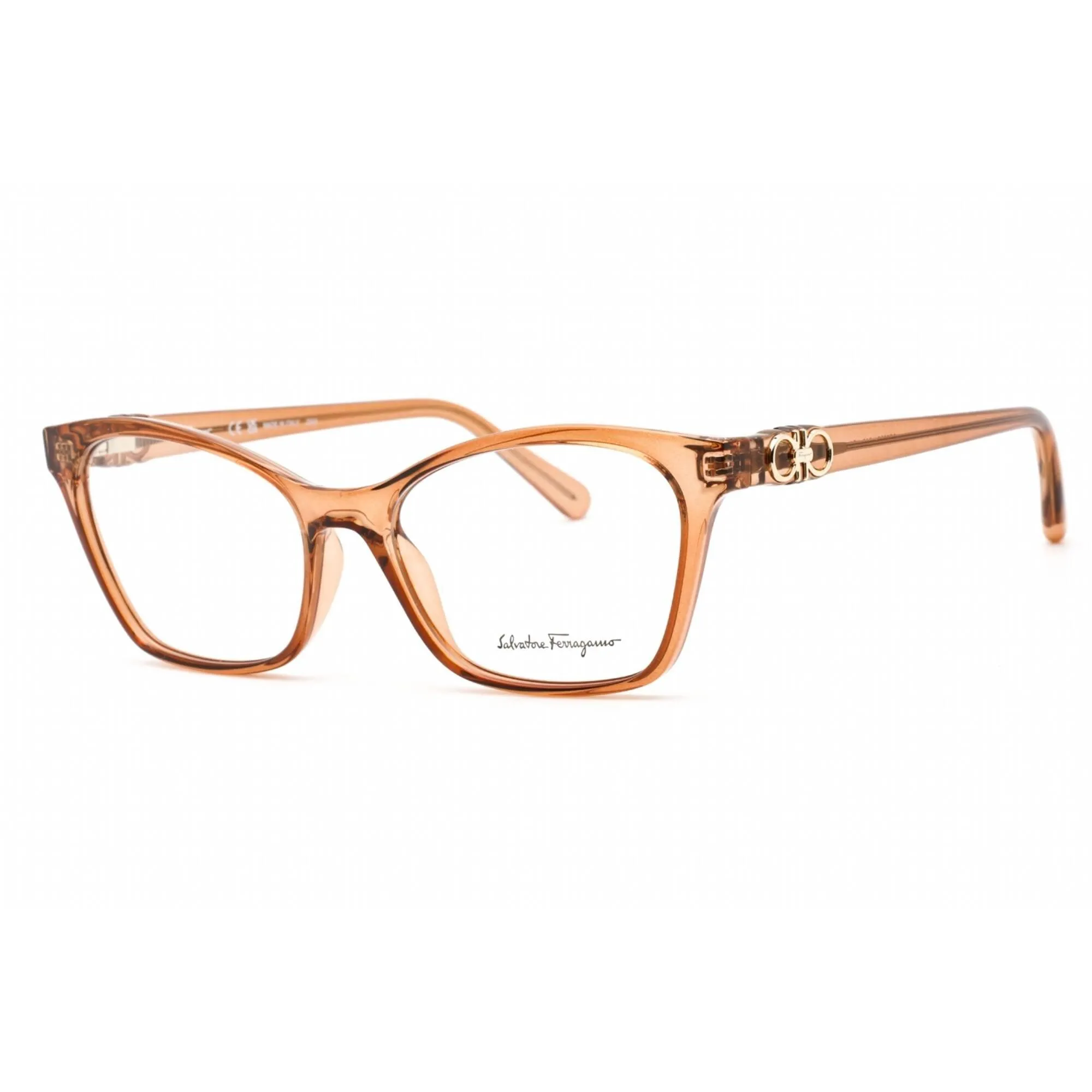 Salvatore Ferragamo Women's Eyeglasses - Full Rim Crystal Brown Frame | SF2902 210