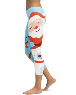 Santa and Friends Capris