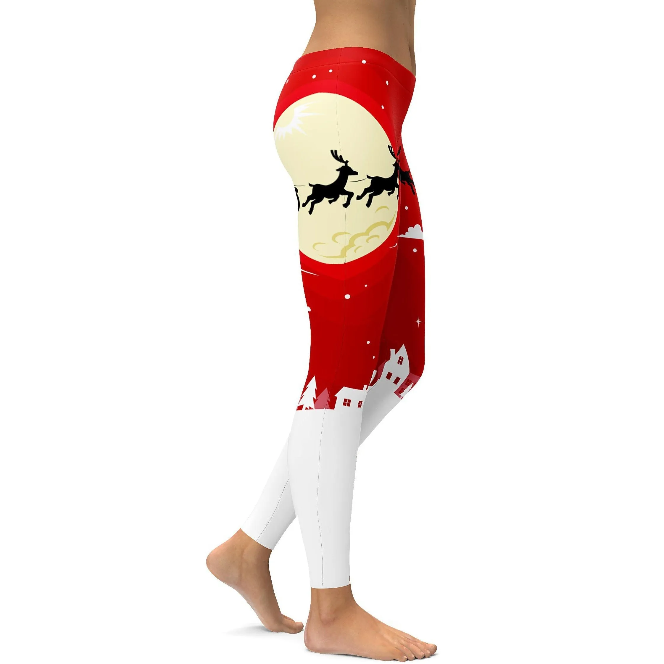 Santa in the Sky Leggings