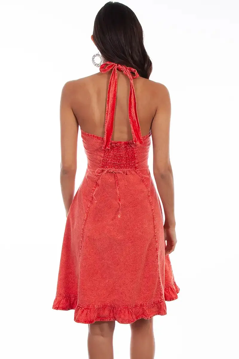 Scully Cantina Halter Top Dress (PSL-053) - Women's Sundress