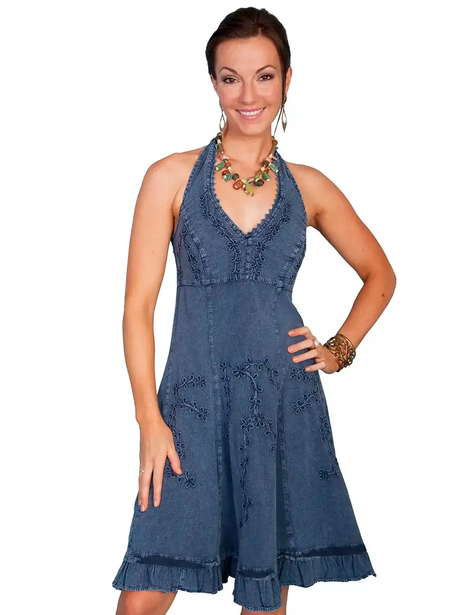 Scully Cantina Halter Top Dress (PSL-053) - Women's Sundress