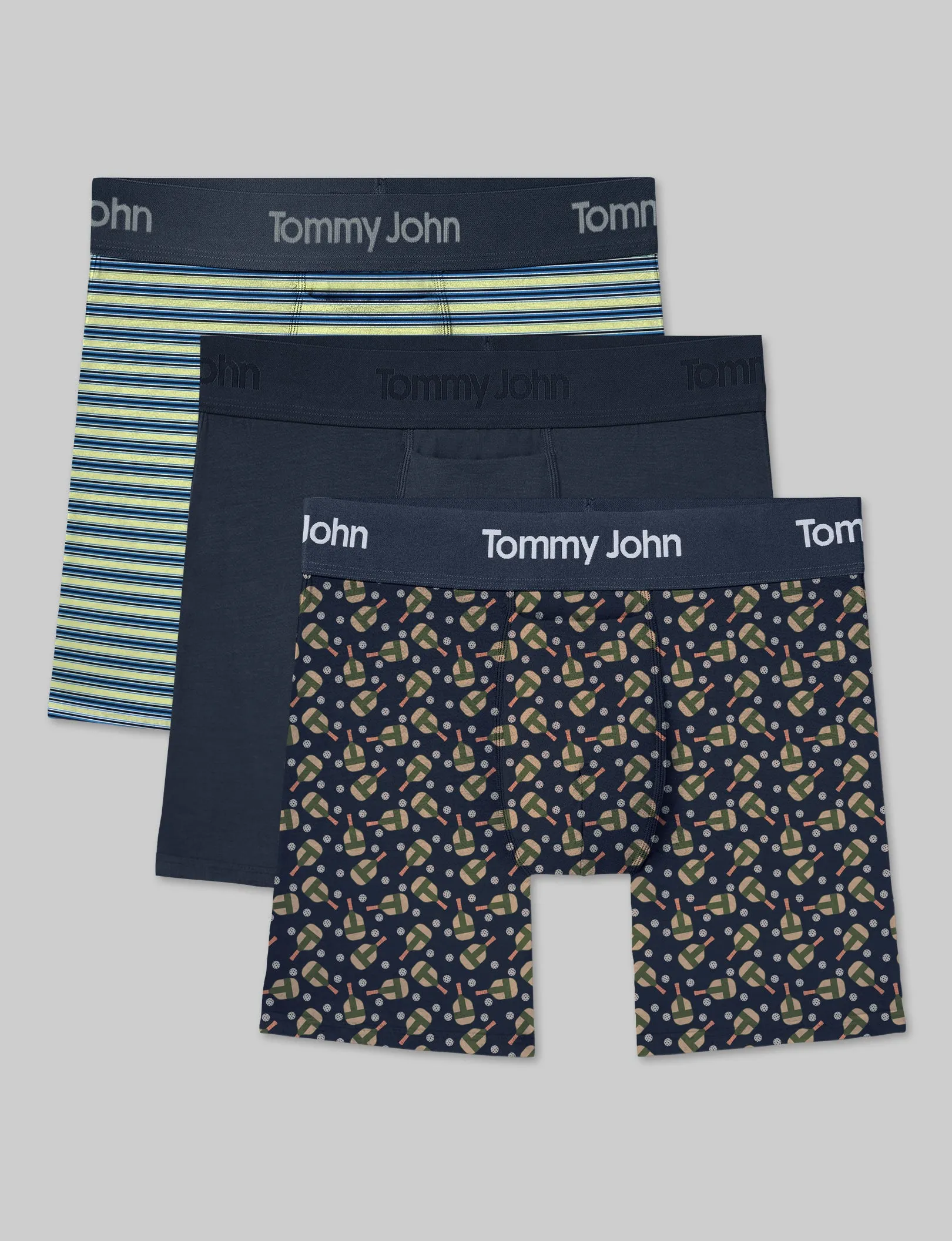 Second Skin Mid-Length Boxer Brief 6" (3-Pack)