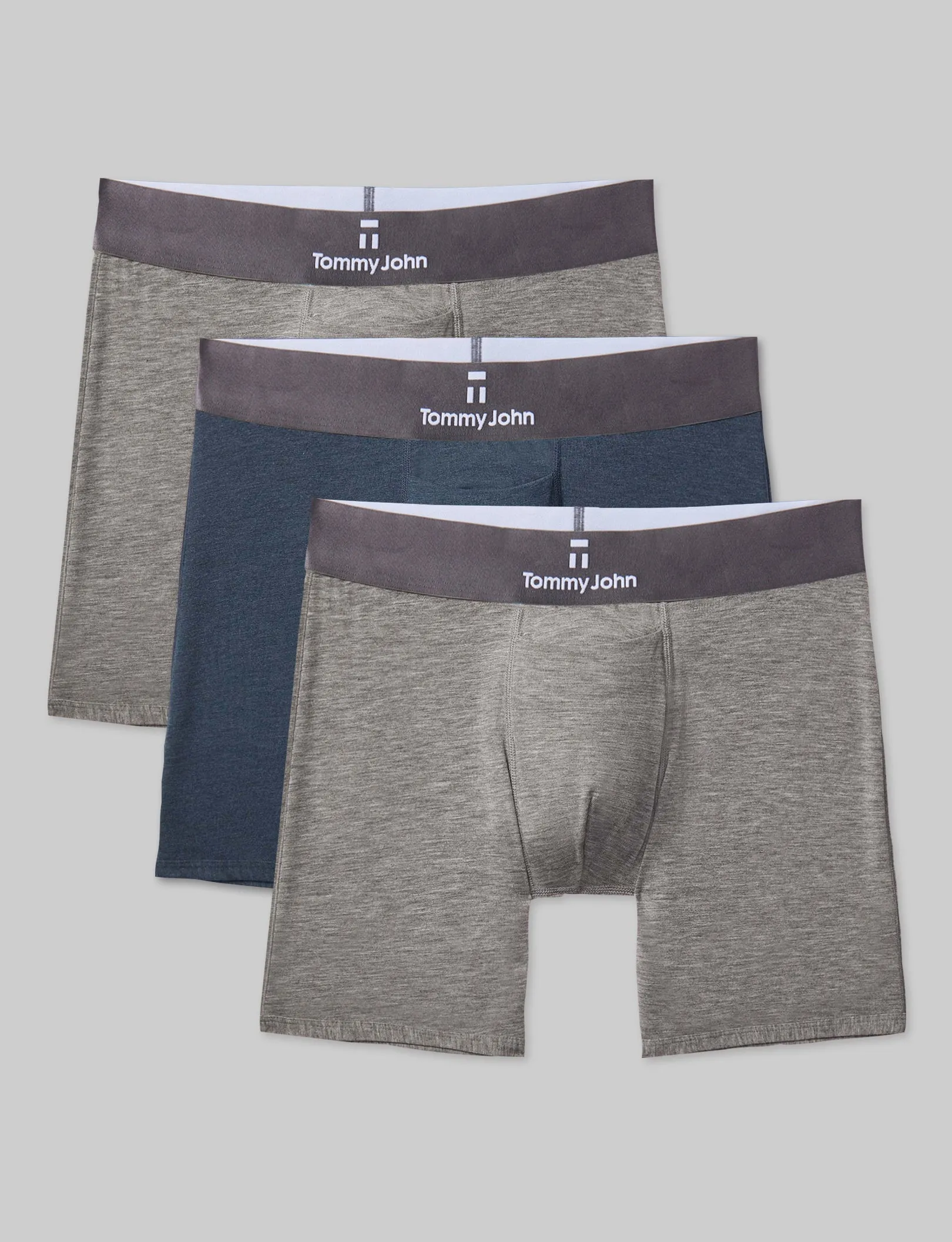 Second Skin Mid-Length Boxer Brief 6" (3-Pack)