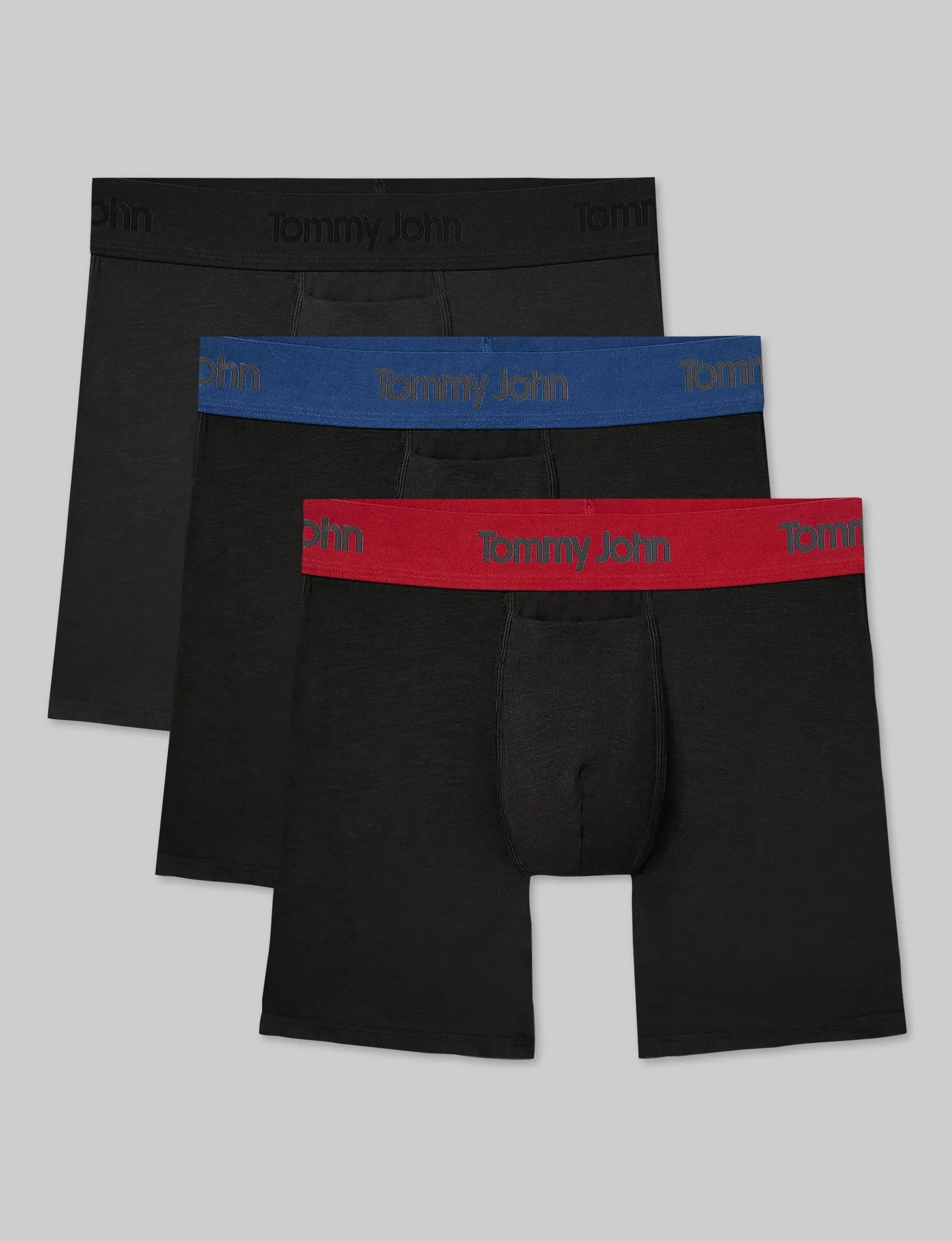 Second Skin Mid-Length Boxer Brief 6" (3-Pack)