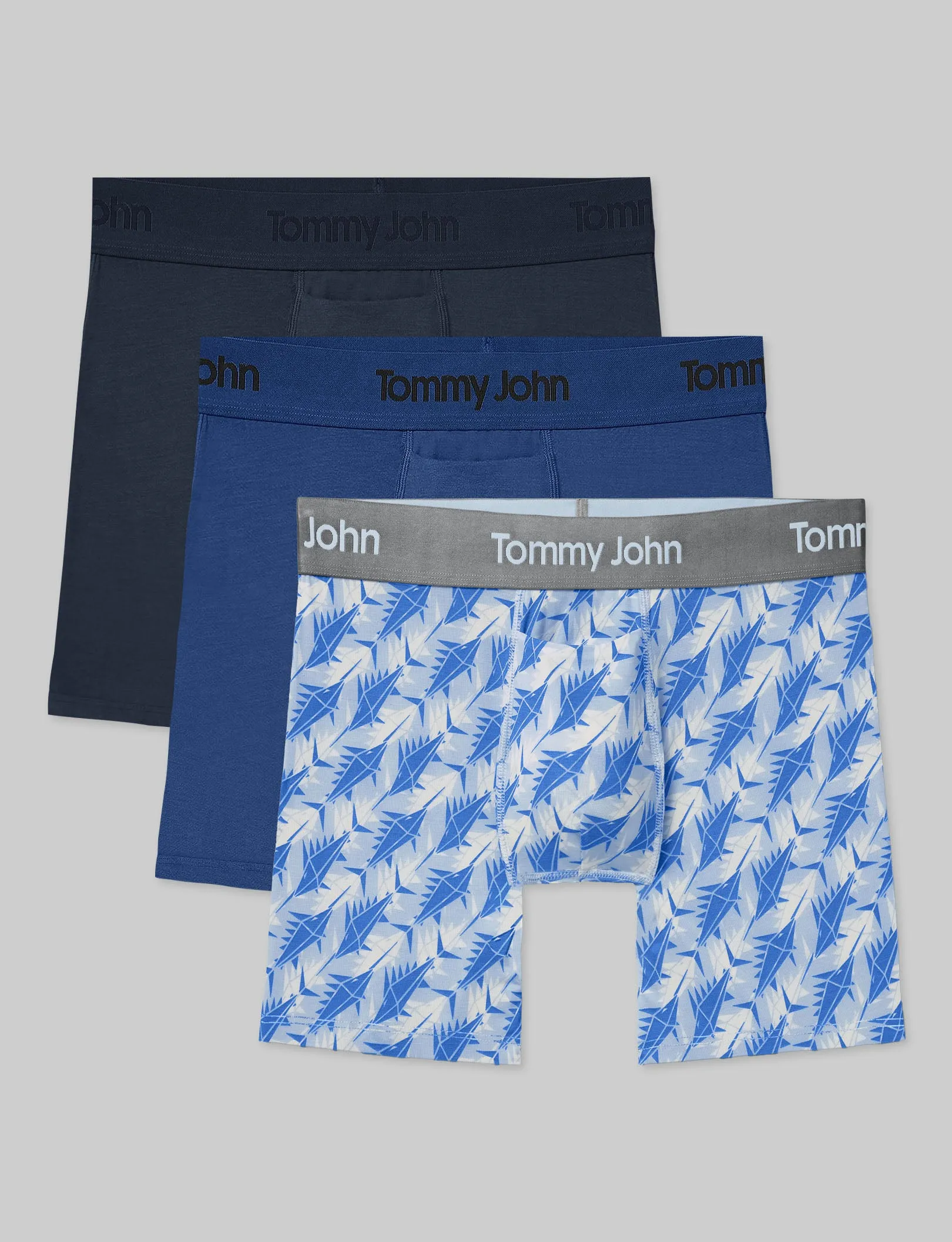 Second Skin Mid-Length Boxer Brief 6" (3-Pack)