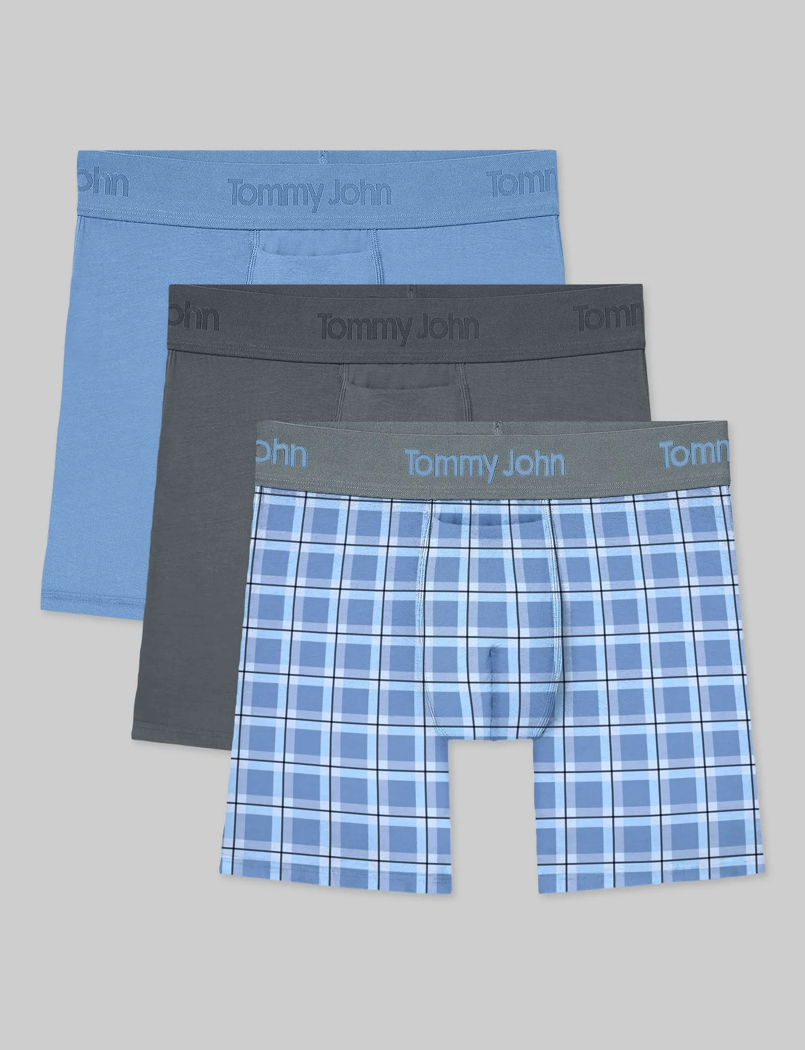 Second Skin Mid-Length Boxer Brief 6" (3-Pack)