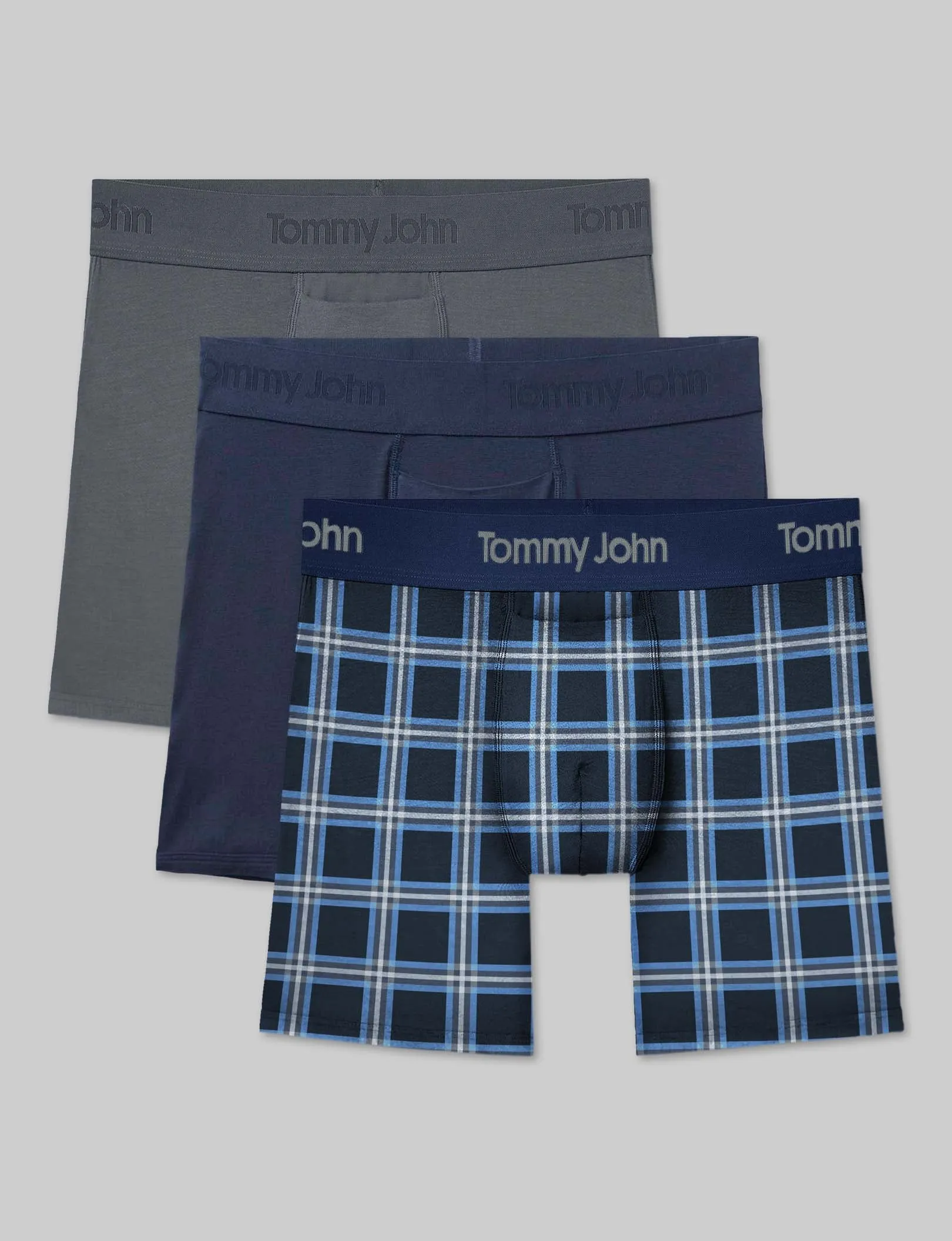 Second Skin Mid-Length Boxer Brief 6" (3-Pack)
