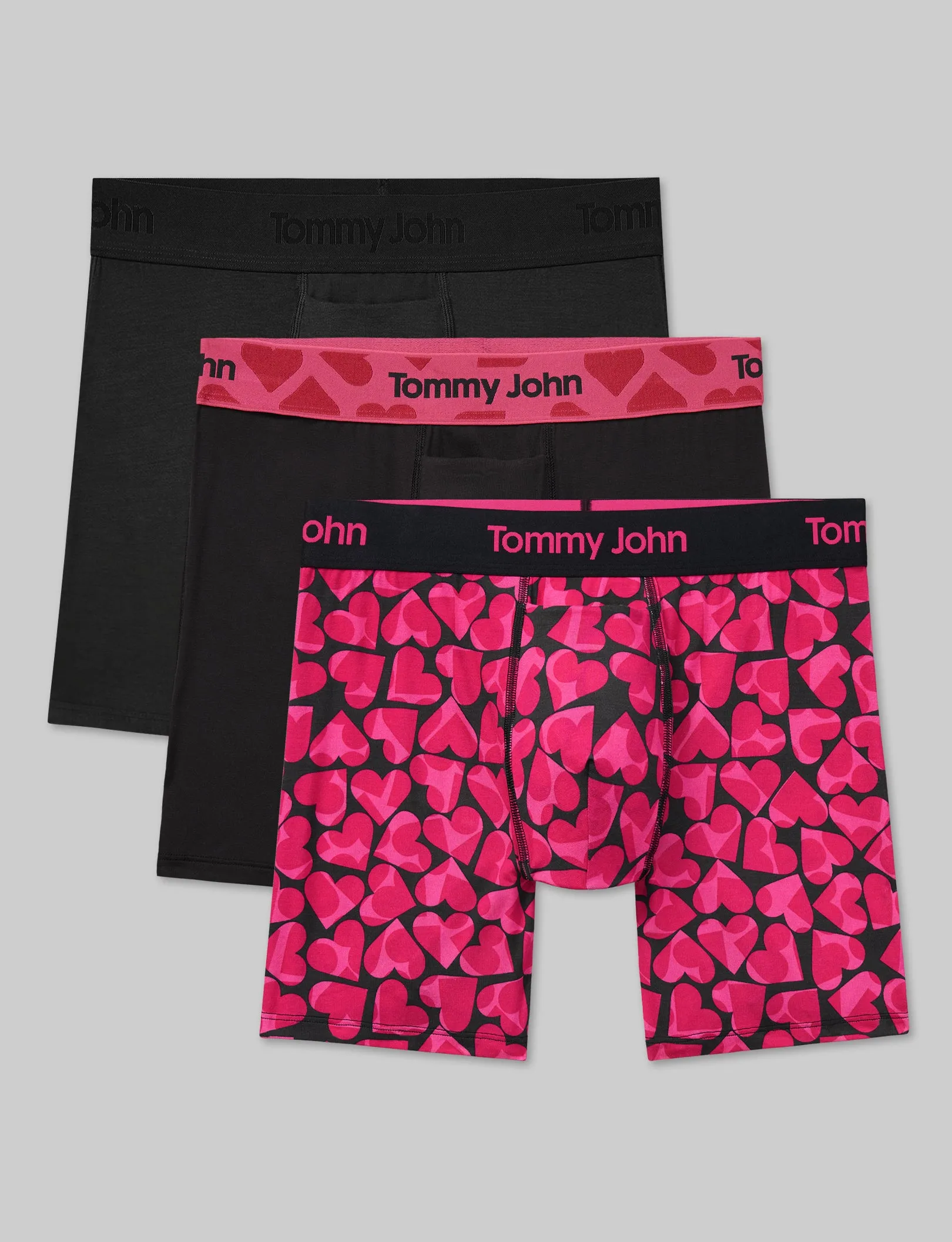 Second Skin Mid-Length Boxer Brief 6" (3-Pack)