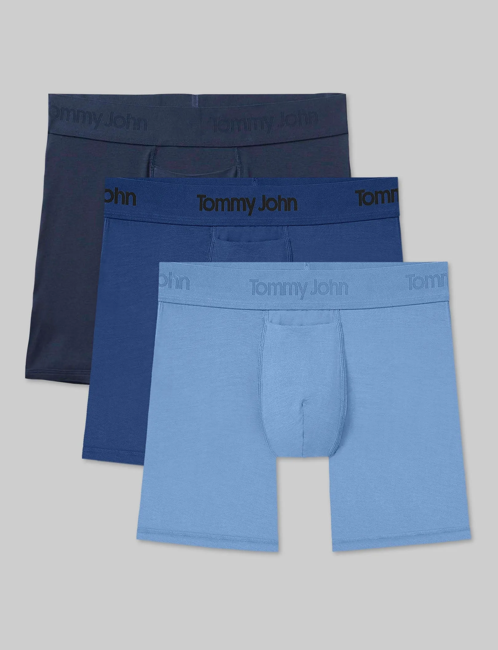 Second Skin Mid-Length Boxer Brief 6" (3-Pack)