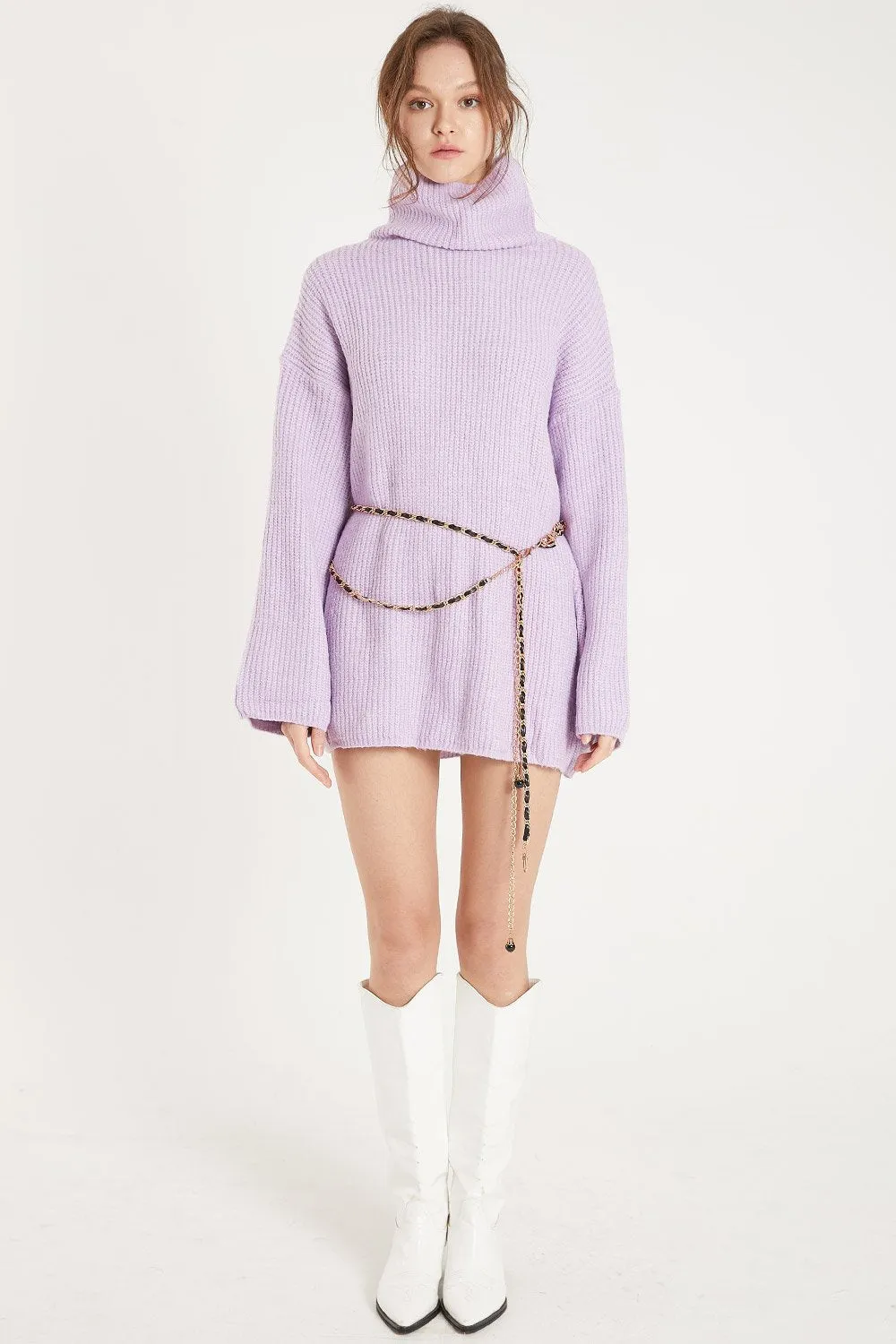 Serena Turtleneck Oversized Sweater